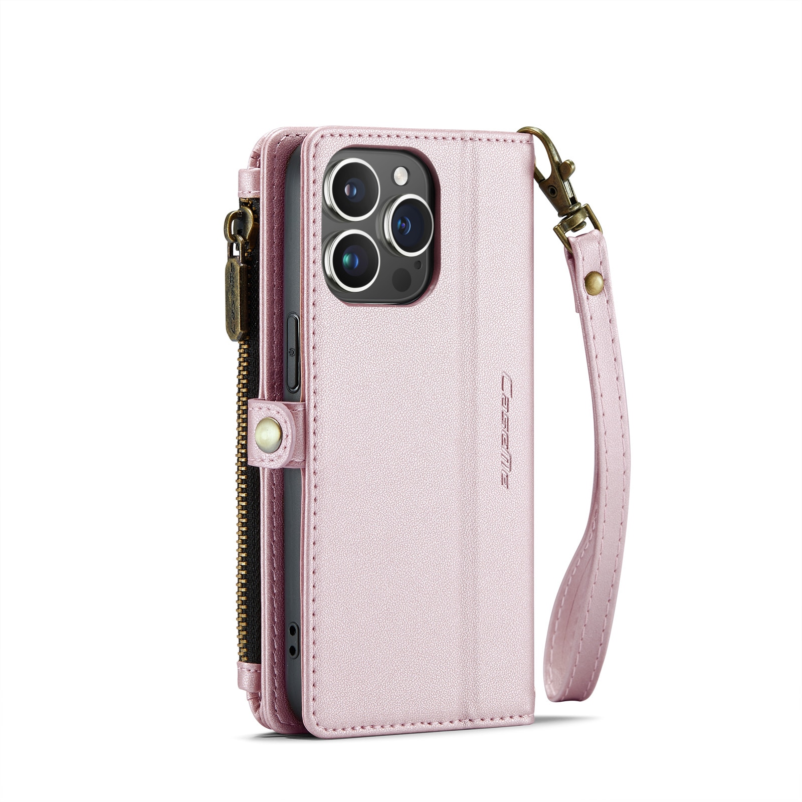 Funda de billetera iPhone 13 Pro rosado