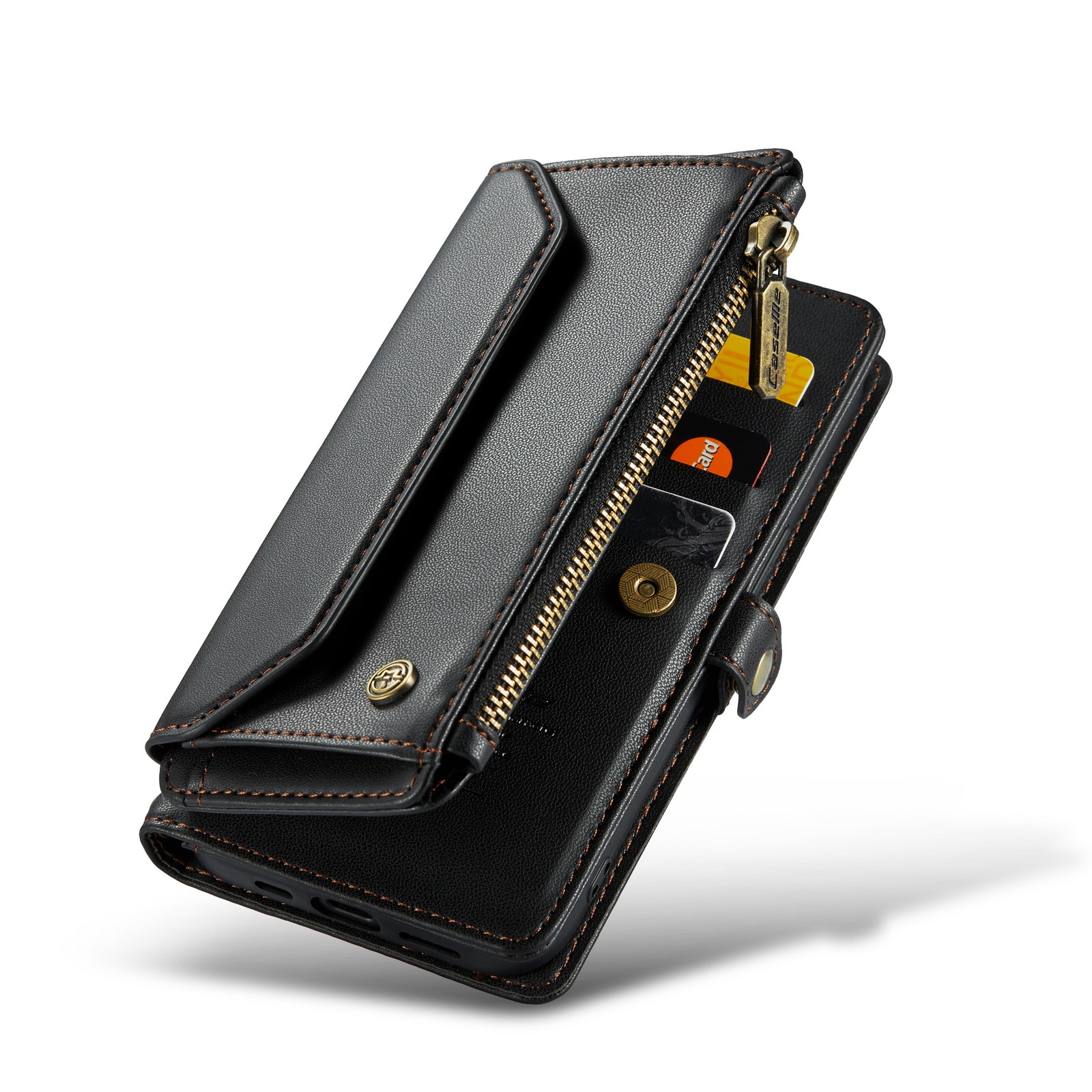 Funda de billetera iPhone 15 Pro negro