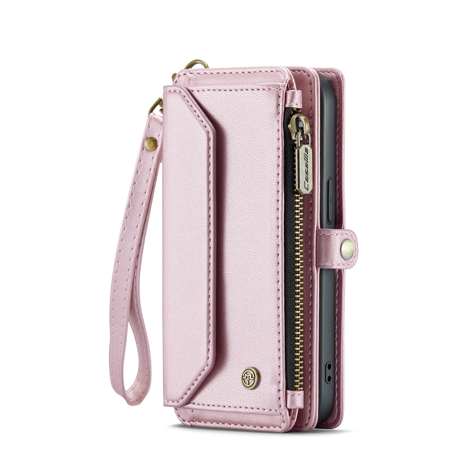 Funda de billetera iPhone 15 Pro rosado