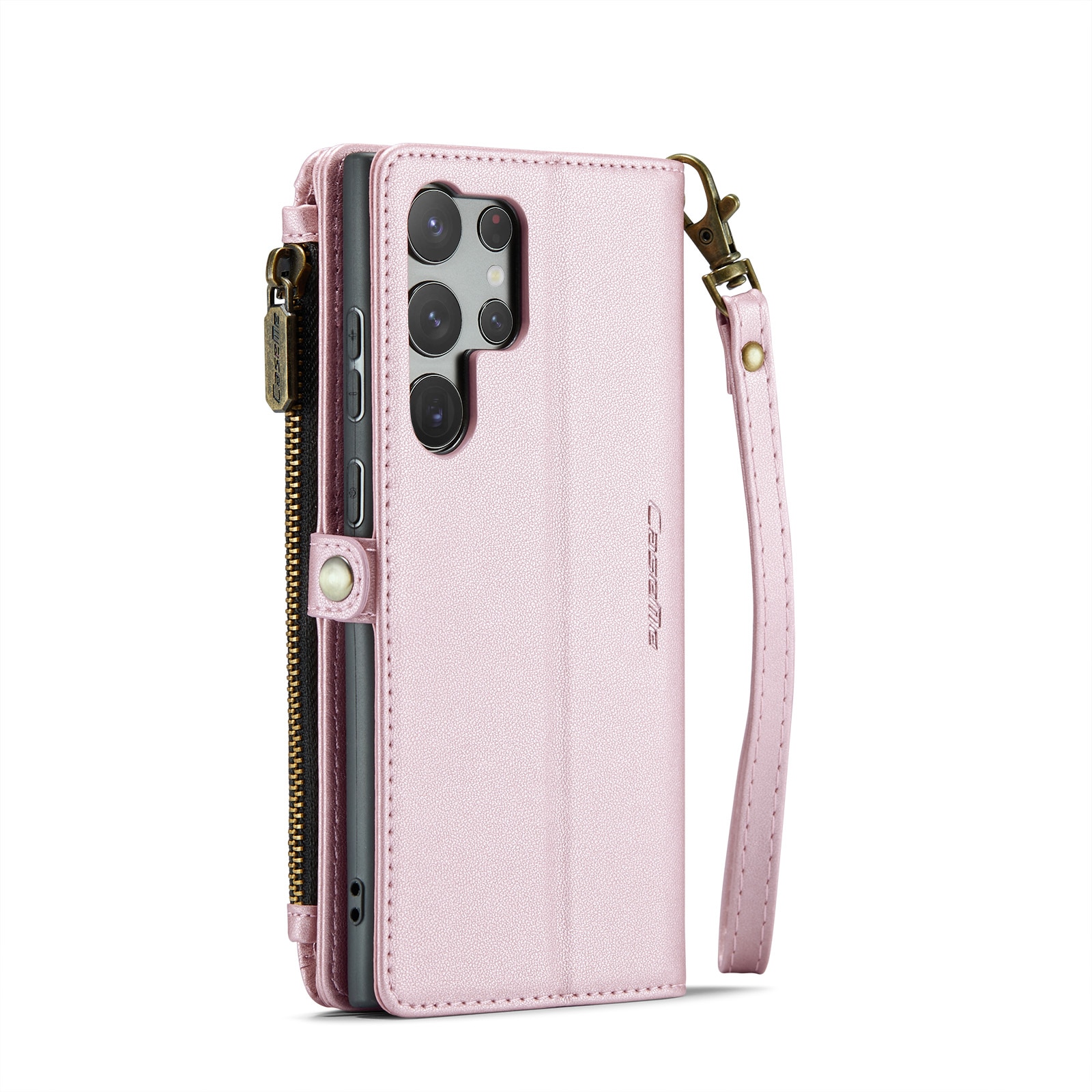 Funda de billetera Samsung Galaxy S23 Ultra rosado