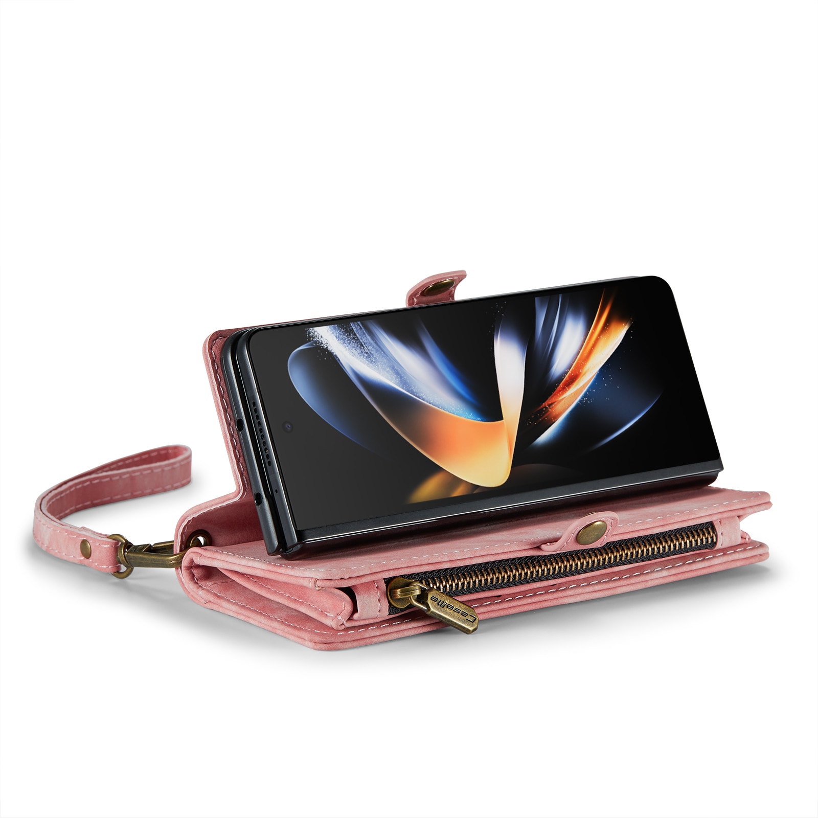 Cartera Multi-Slot Samsung Galaxy Z Fold 4 Rosado