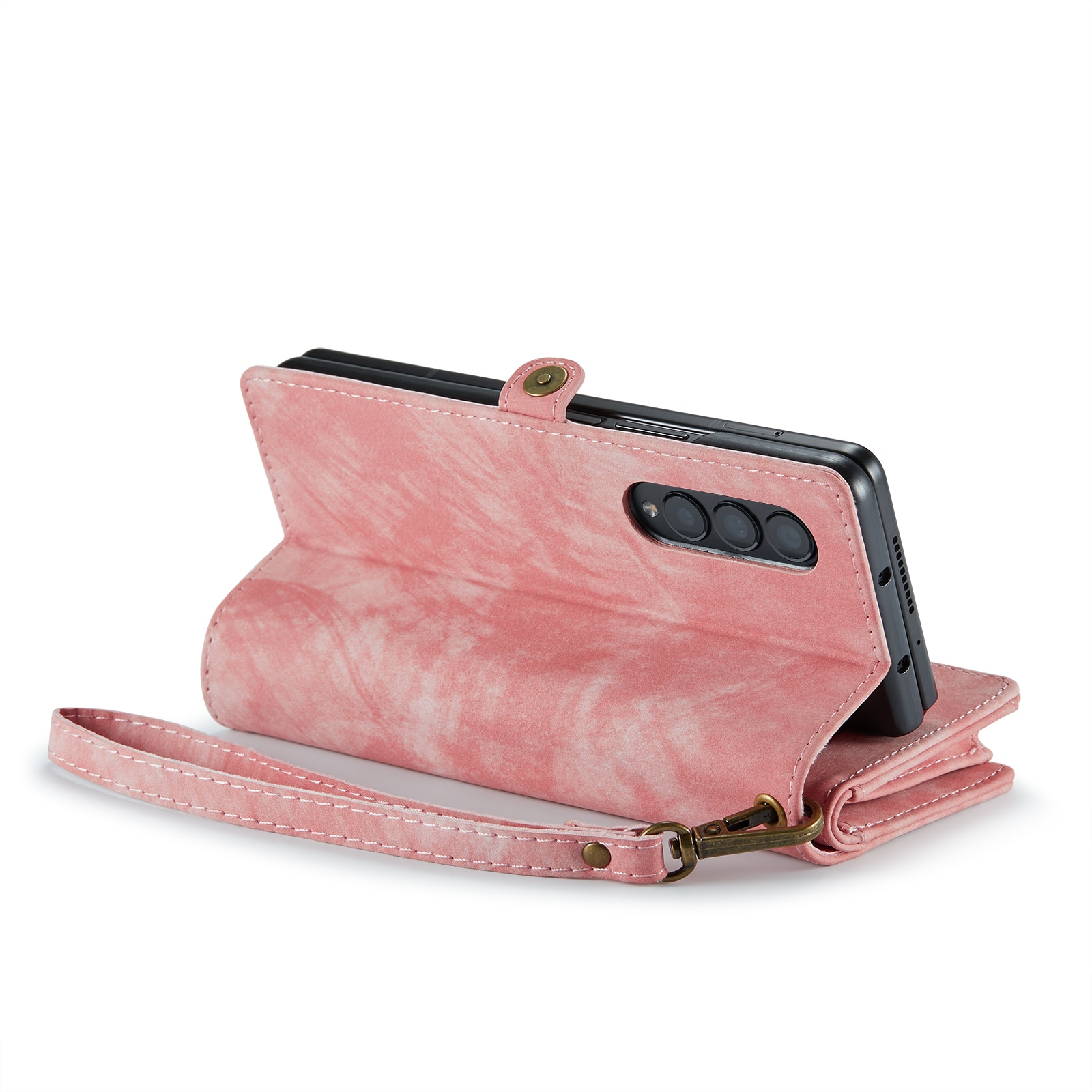 Cartera Multi-Slot Samsung Galaxy Z Fold 4 Rosado