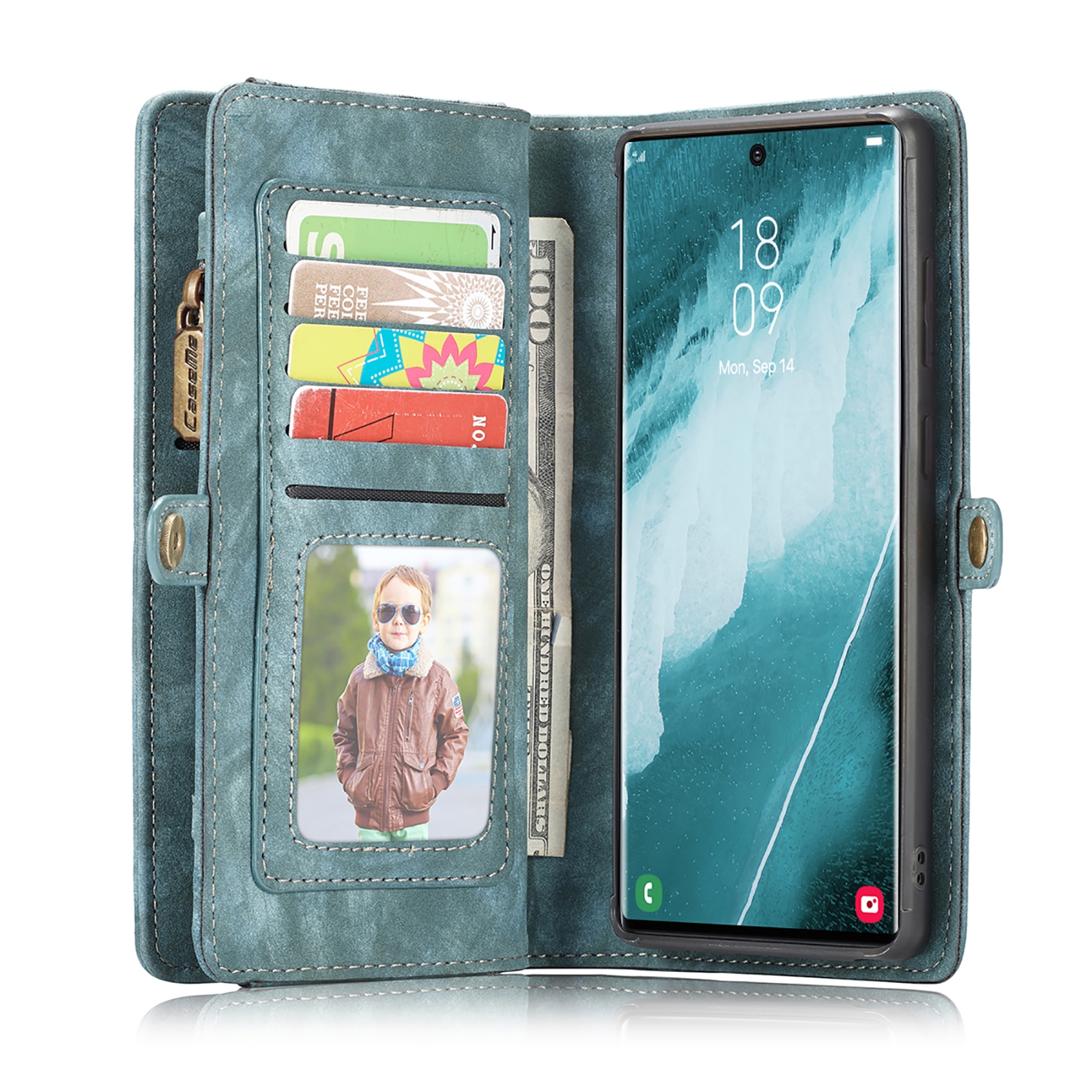 Cartera Multi-Slot Samsung Galaxy S22 Ultra Azul