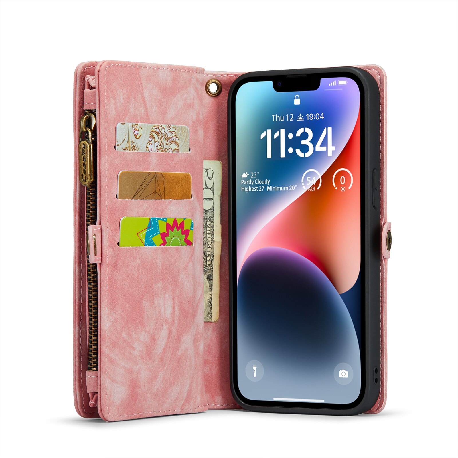 Cartera Multi-Slot iPhone 14 Rosa