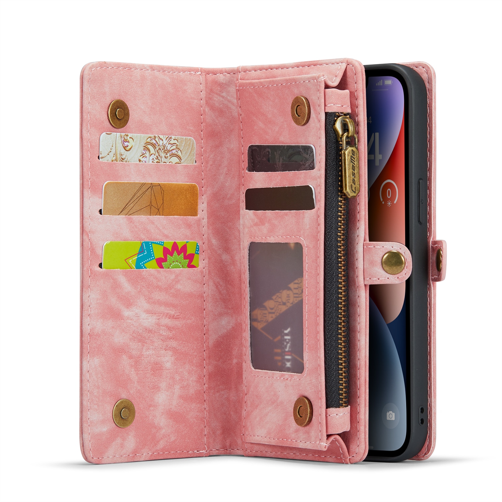 Cartera Multi-Slot iPhone 14 Plus Rosado