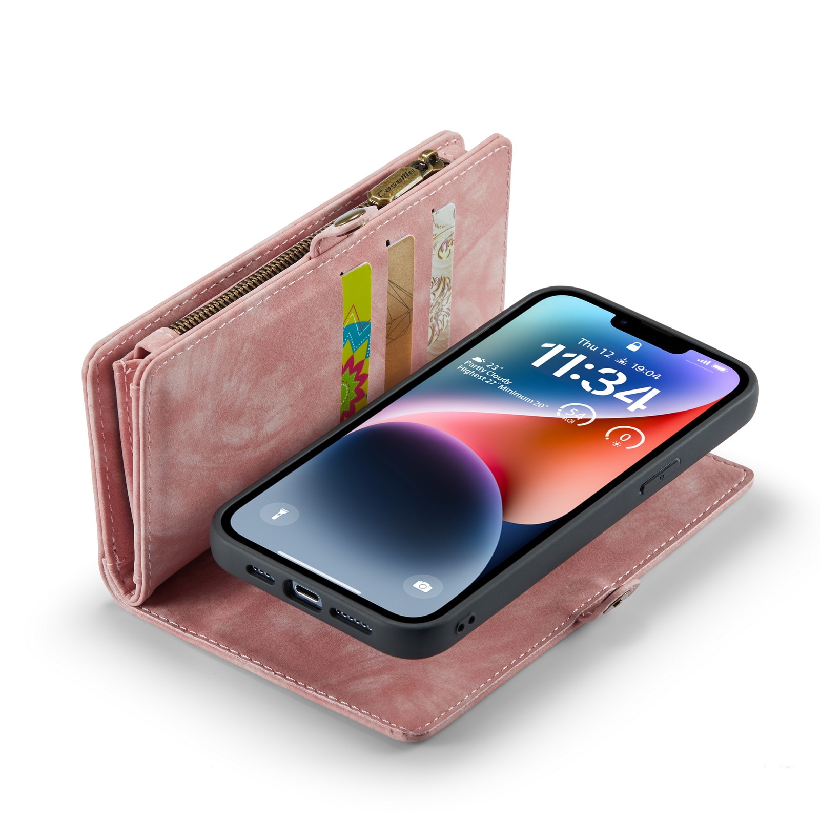 Cartera Multi-Slot iPhone 14 Rosa