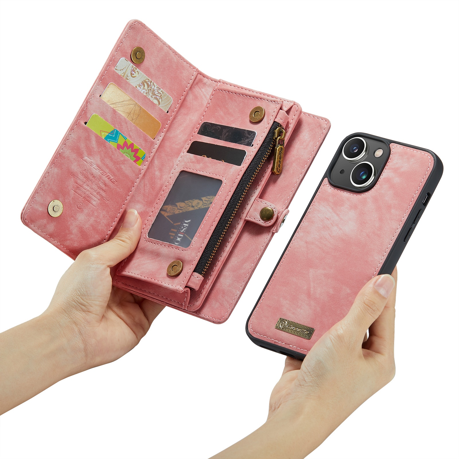 Cartera Multi-Slot iPhone 14 Rosa