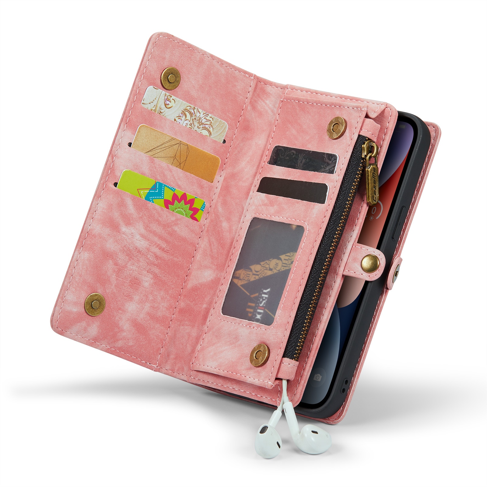 Cartera Multi-Slot iPhone 14 Rosa