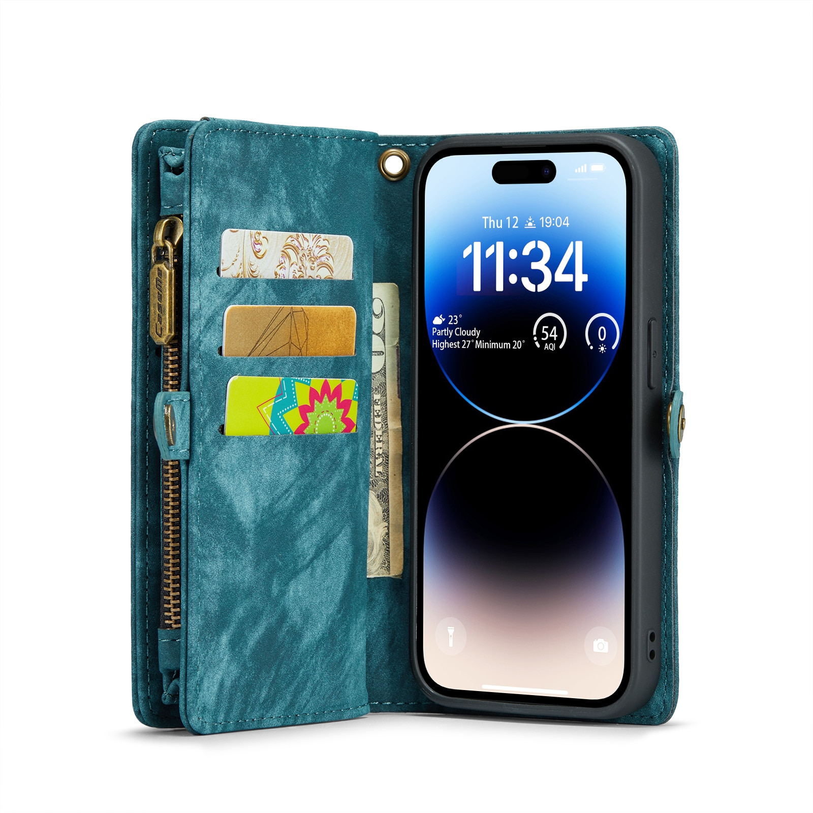Cartera Multi-Slot iPhone 14 Pro Azul