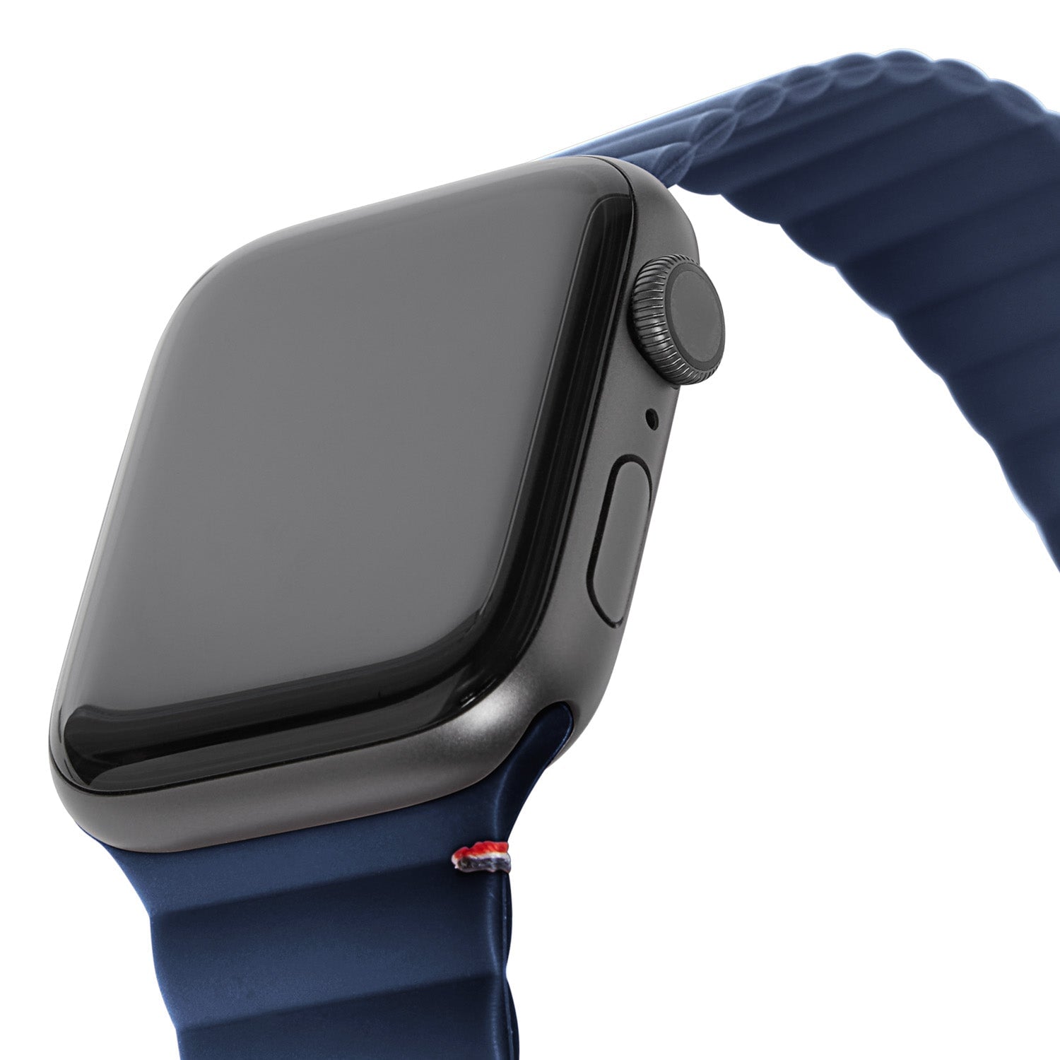 Silicone Magnetic Traction Strap Lite Apple Watch SE 44mm Matte Navy