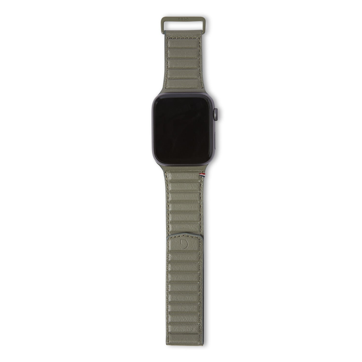 Leather Magnetic Traction Strap Apple Watch 40mm Olive