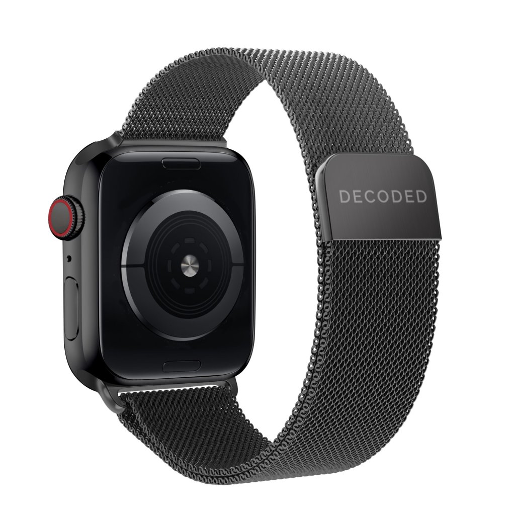 Milan Traction Strap Apple Watch SE 44mm Black