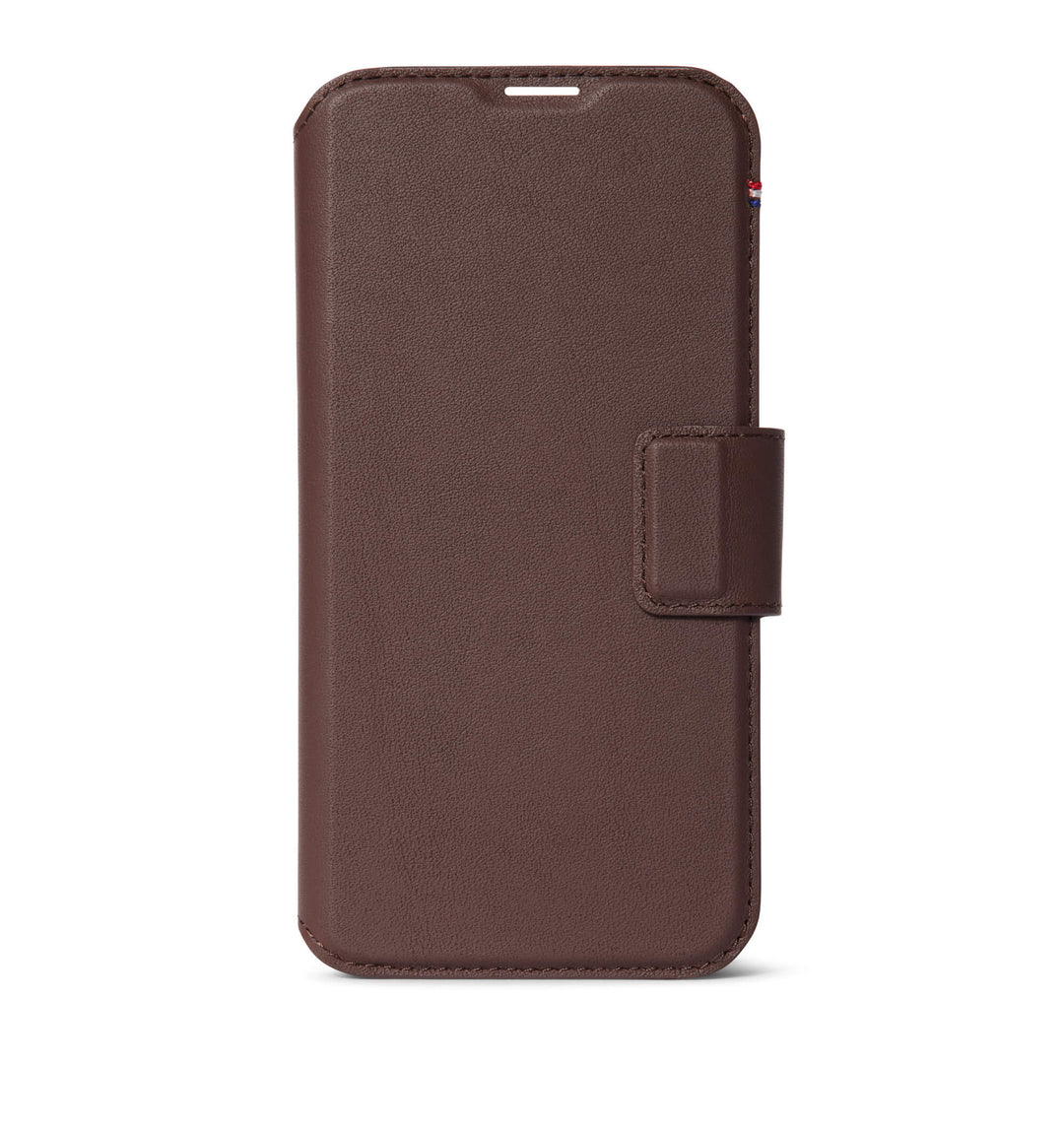 Detachable Wallet Leather iPhone 14 Brown