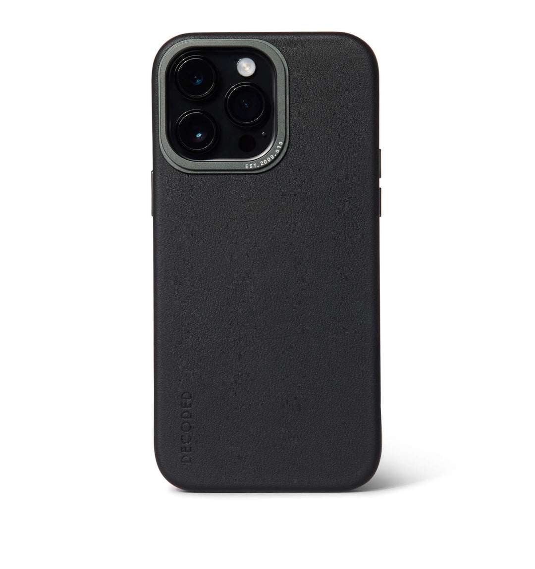 Leather Back Cover iPhone 14 Pro Black