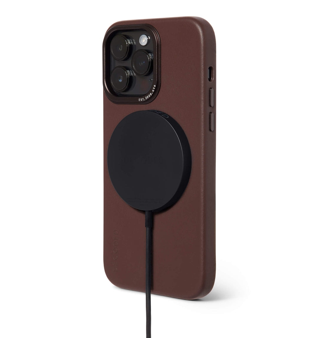 Leather Back Cover iPhone 14 Pro Brown