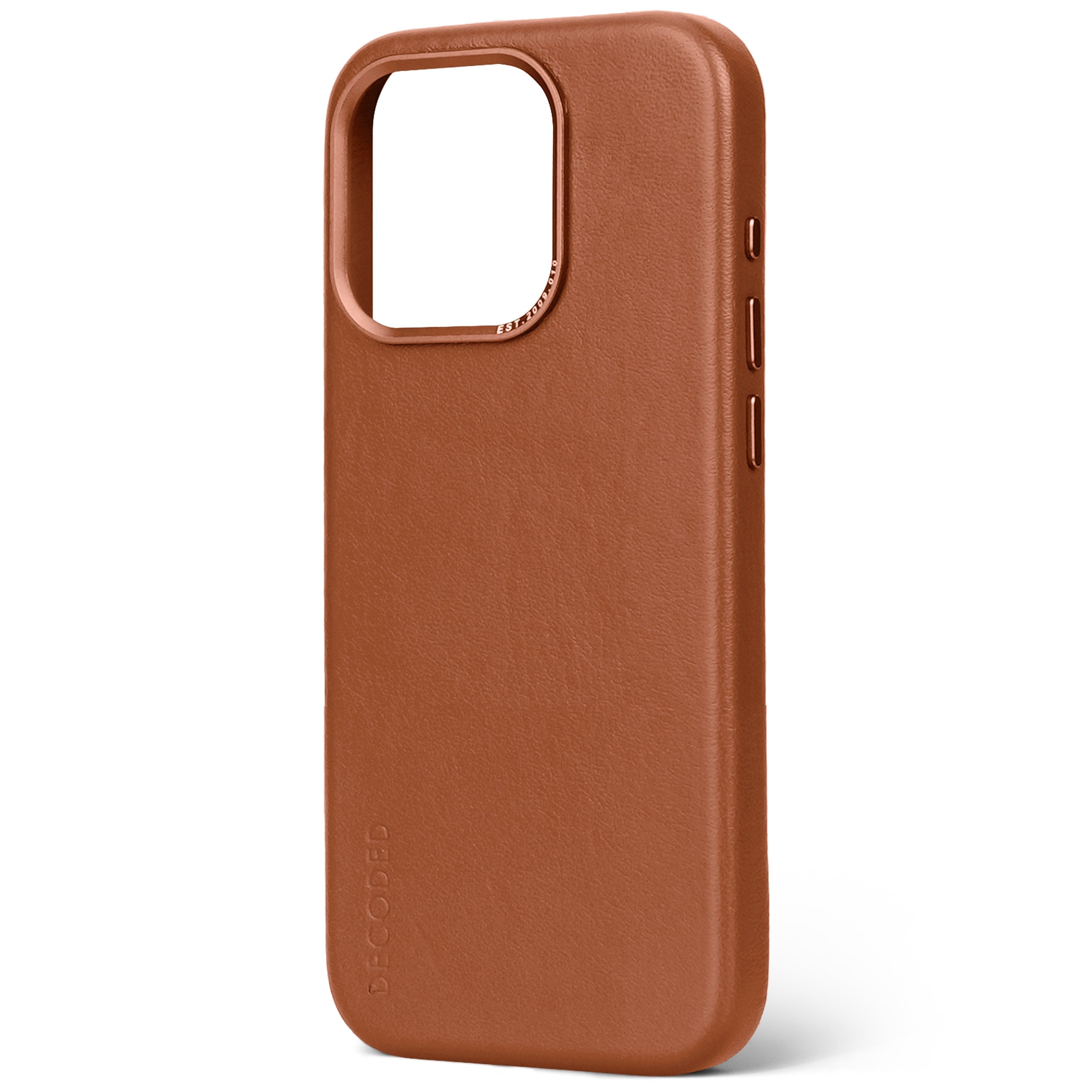 Leather Back Cover iPhone 15 Pro Tan