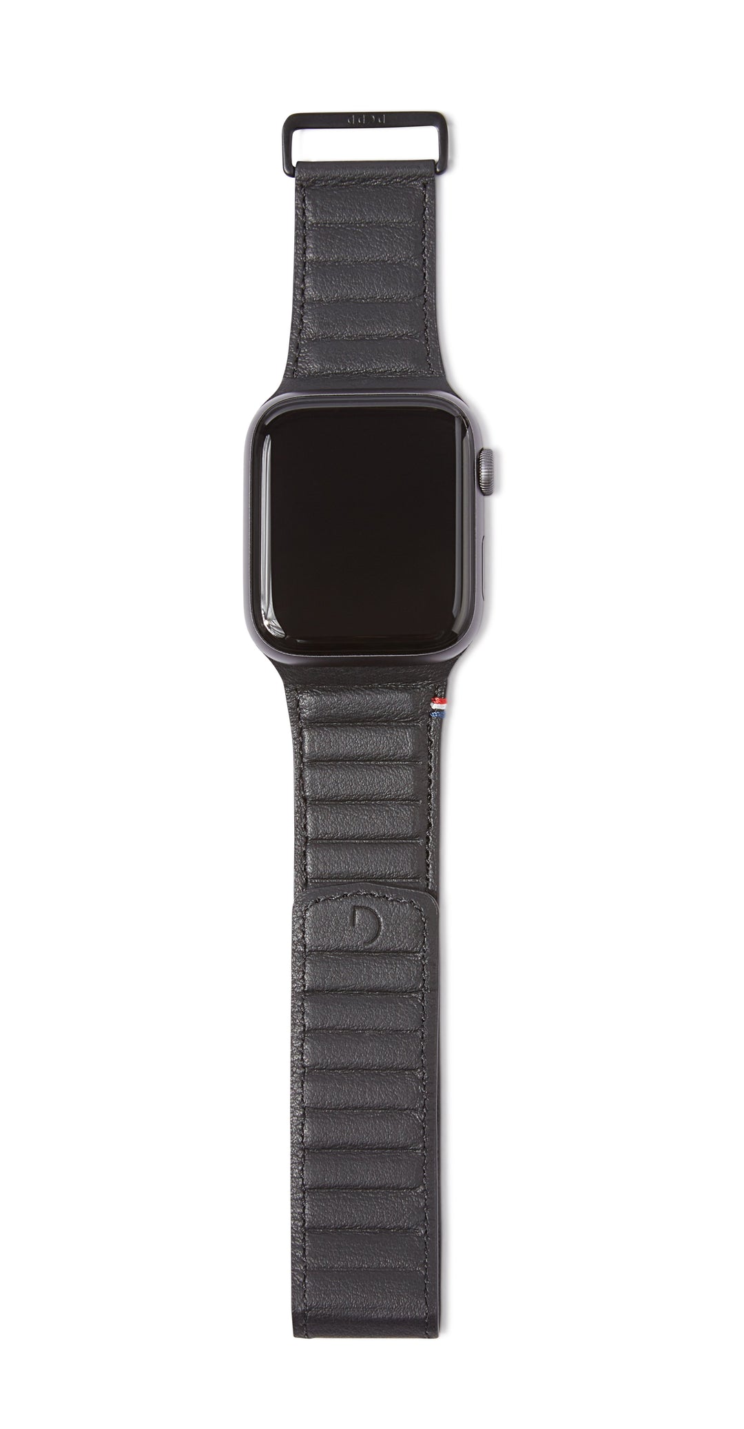 Leather Magnetic Traction Strap Apple Watch Ultra 49mm Black