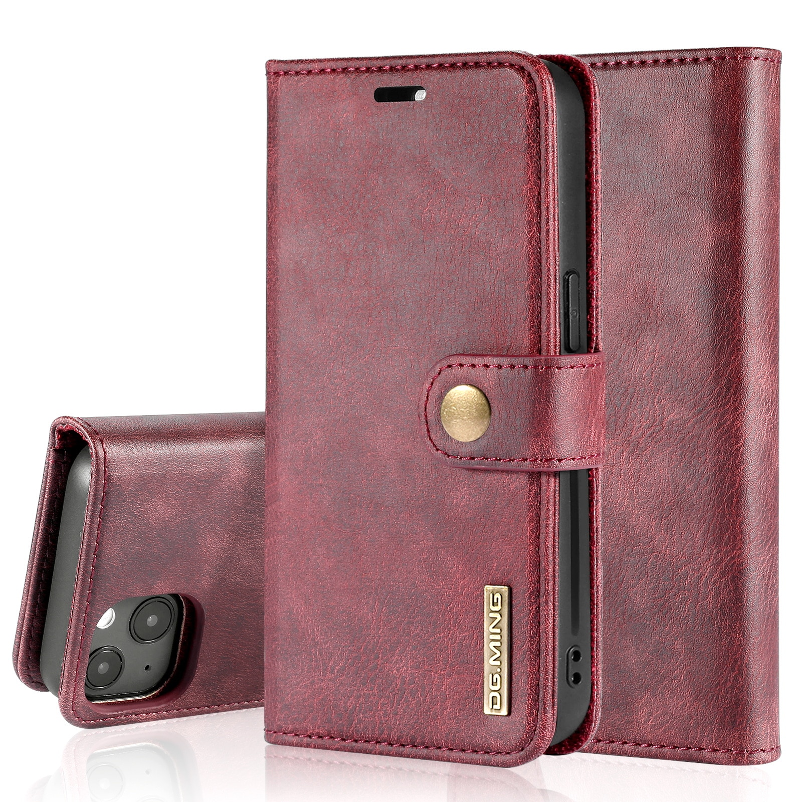 Cartera Magnet Wallet iPhone 14 Plus Red