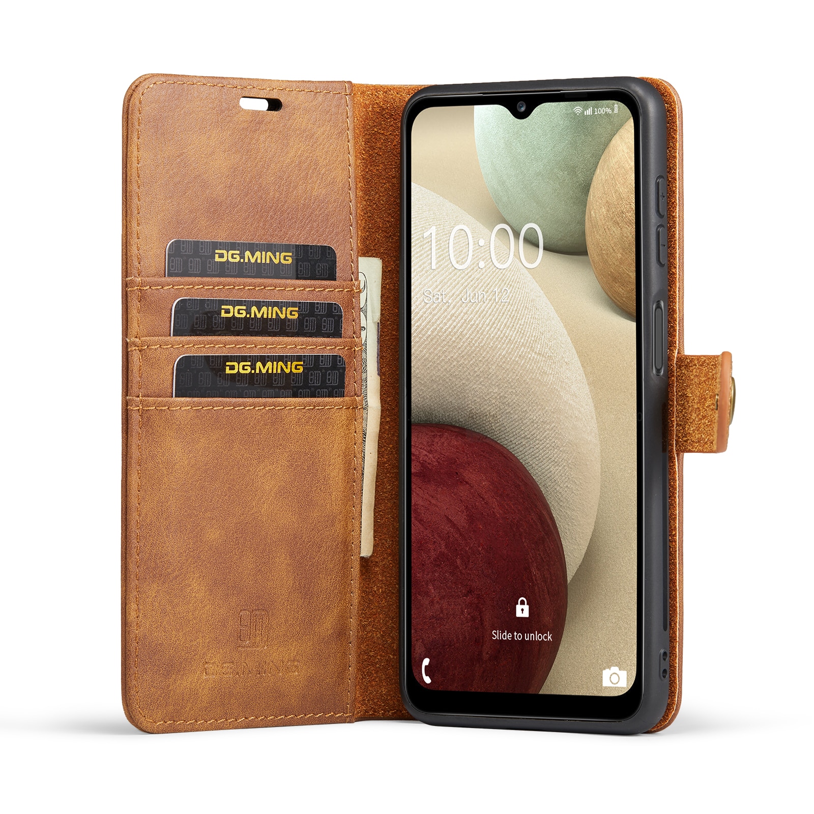 Cartera Magnet Wallet Samsung Galaxy A14 Cognac