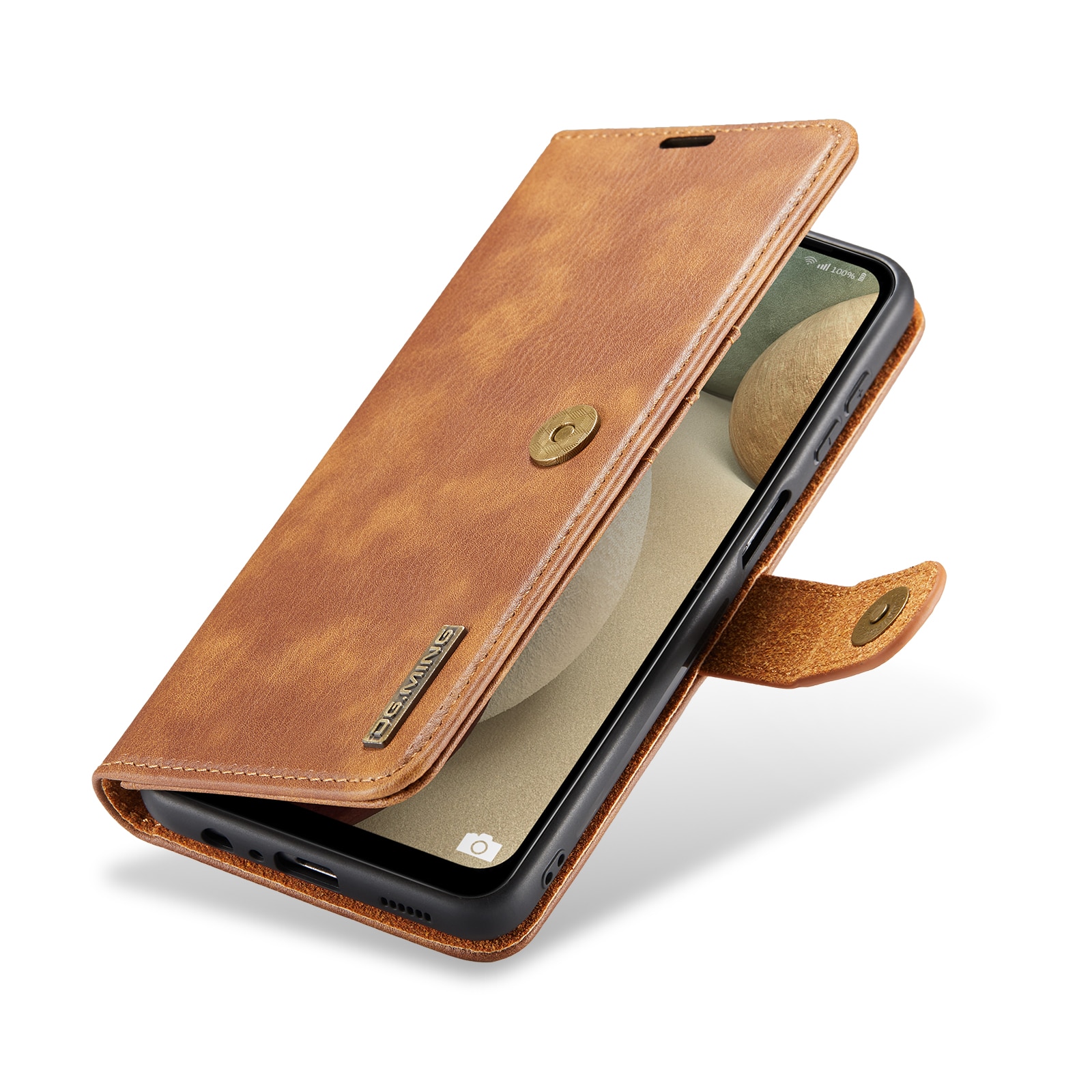 Cartera Magnet Wallet Samsung Galaxy A14 Cognac