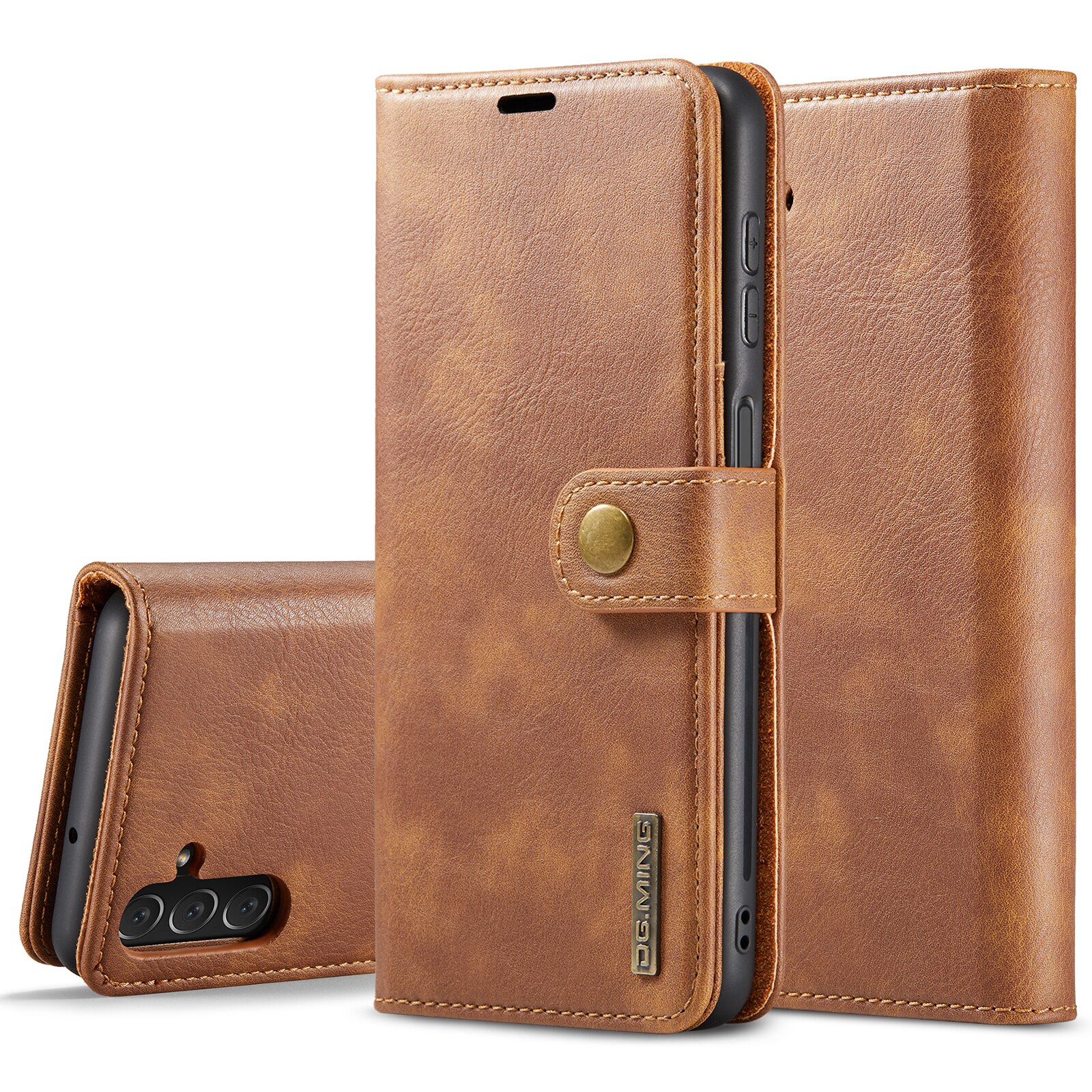 Cartera Magnet Wallet Samsung Galaxy A14 Cognac