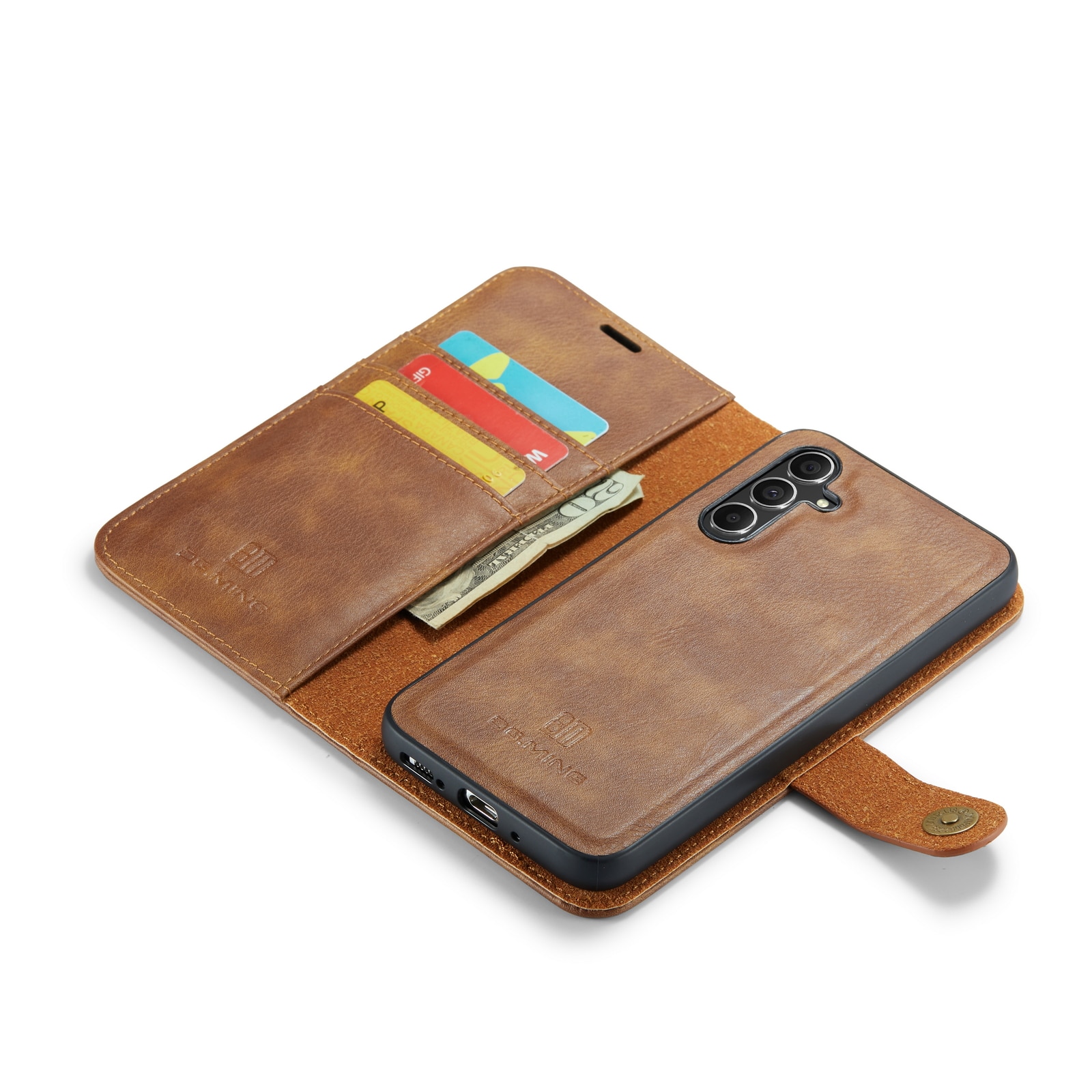 Cartera Magnet Wallet Samsung Galaxy A34 Coñac