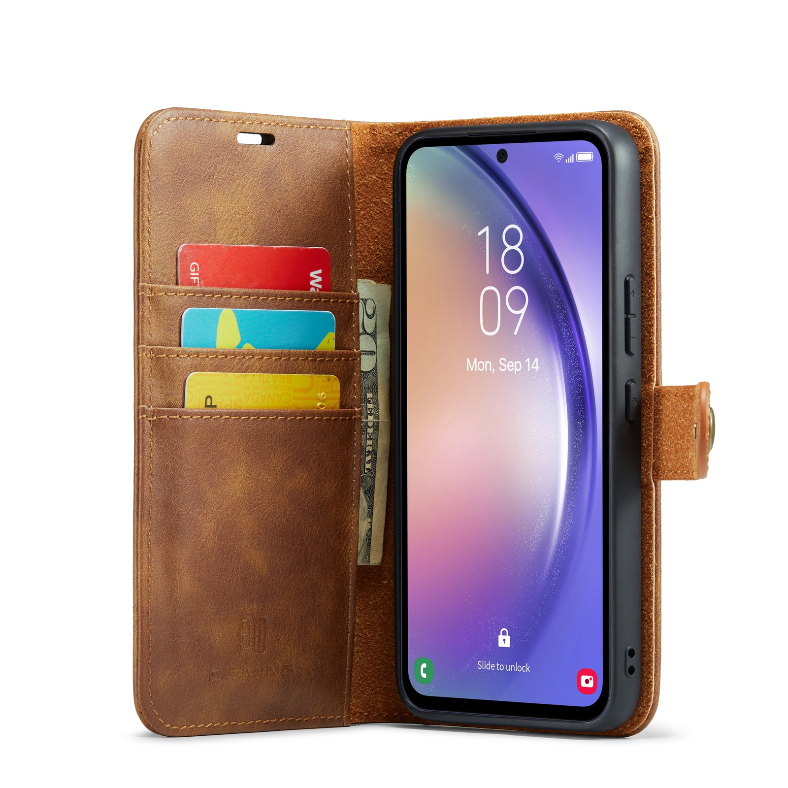 Cartera Magnet Wallet Samsung Galaxy A54 Coñac