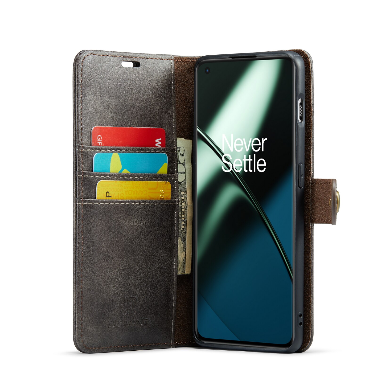 Cartera Magnet Wallet  OnePlus 11 Brown