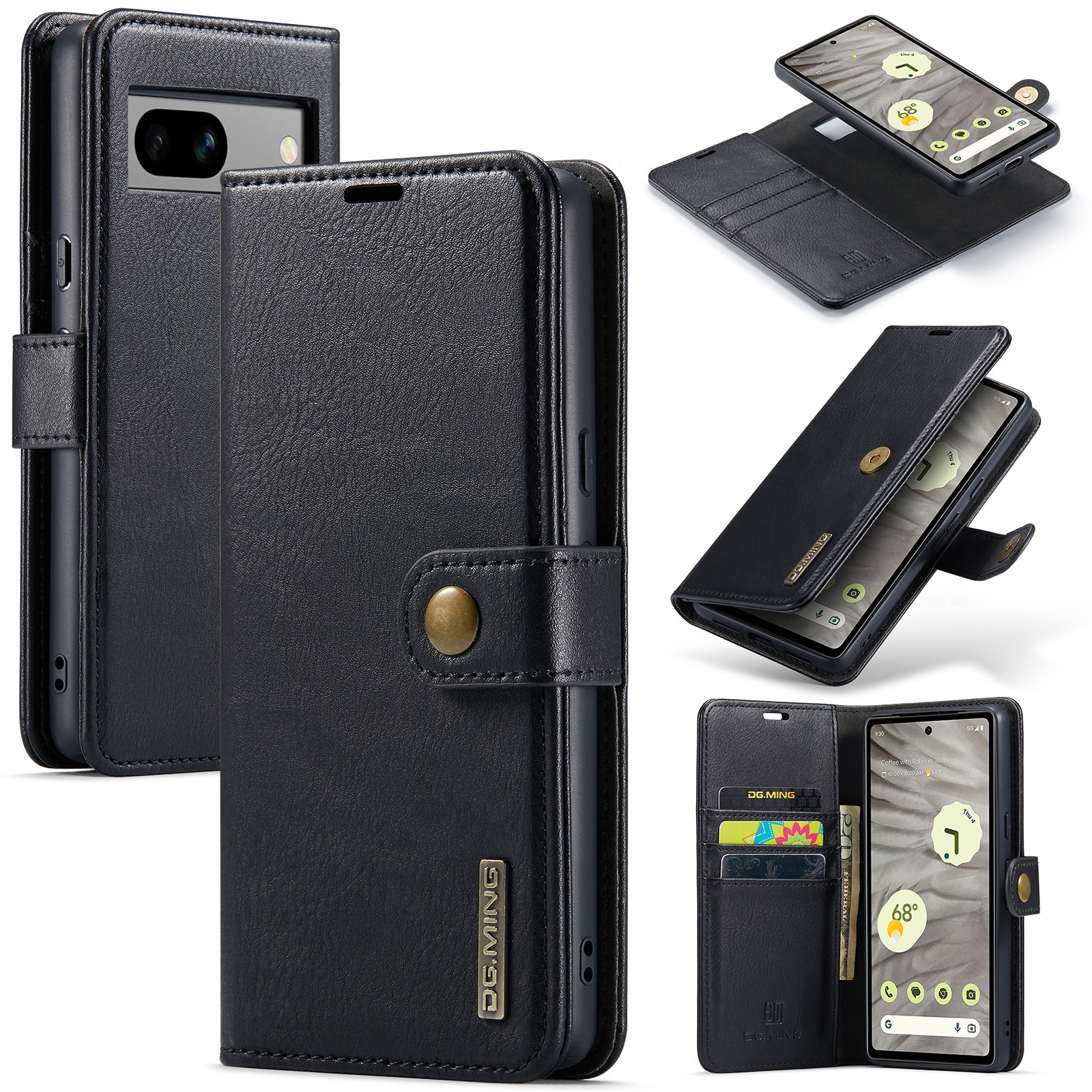 Cartera Magnet Wallet Google Pixel 7a Black