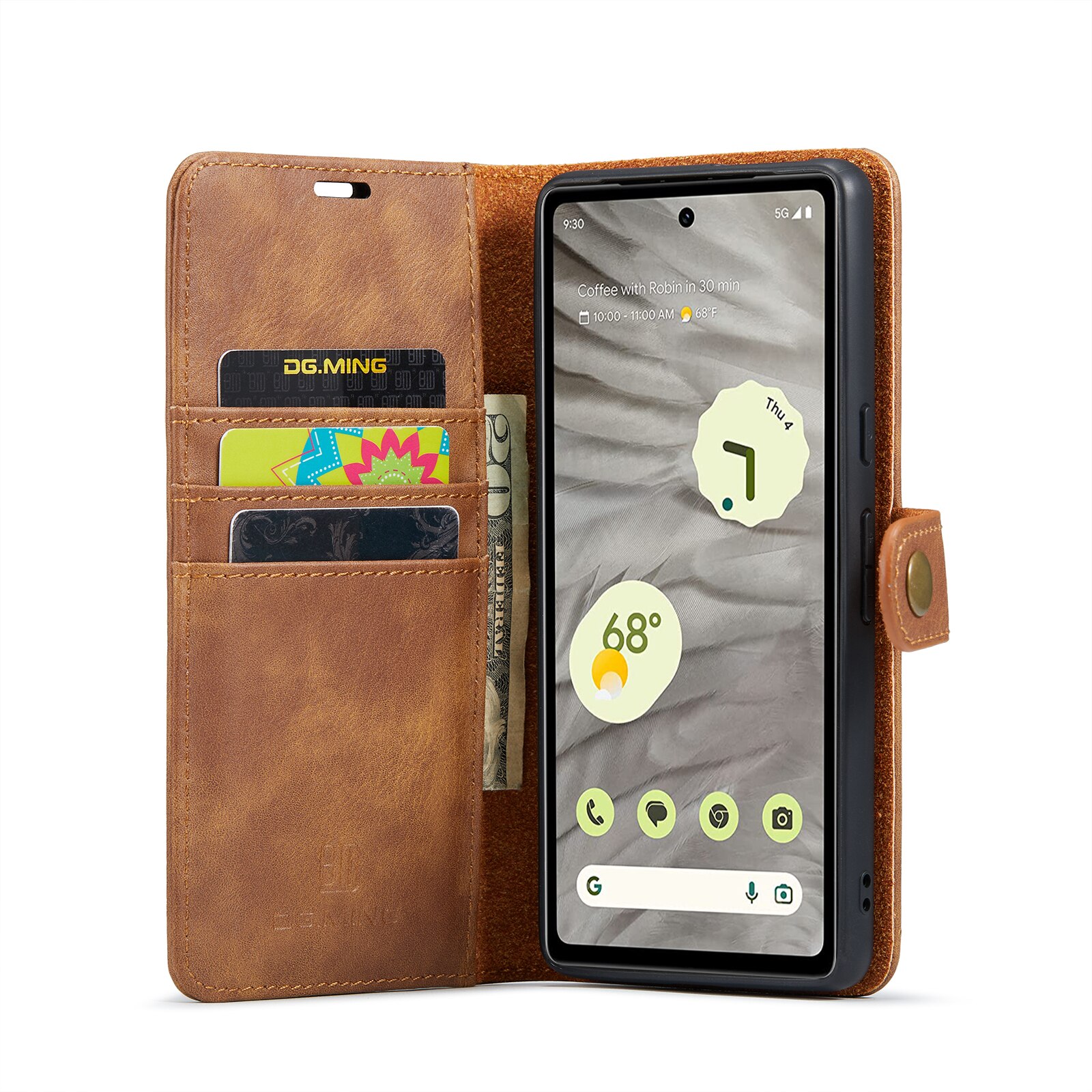 Cartera Magnet Wallet Google Pixel 7a Cognac