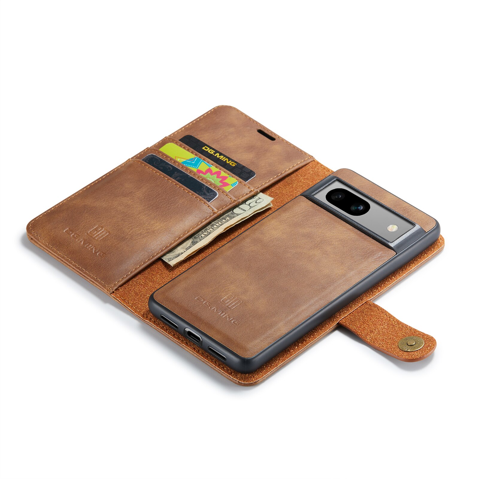 Cartera Magnet Wallet Google Pixel 7a Coñac