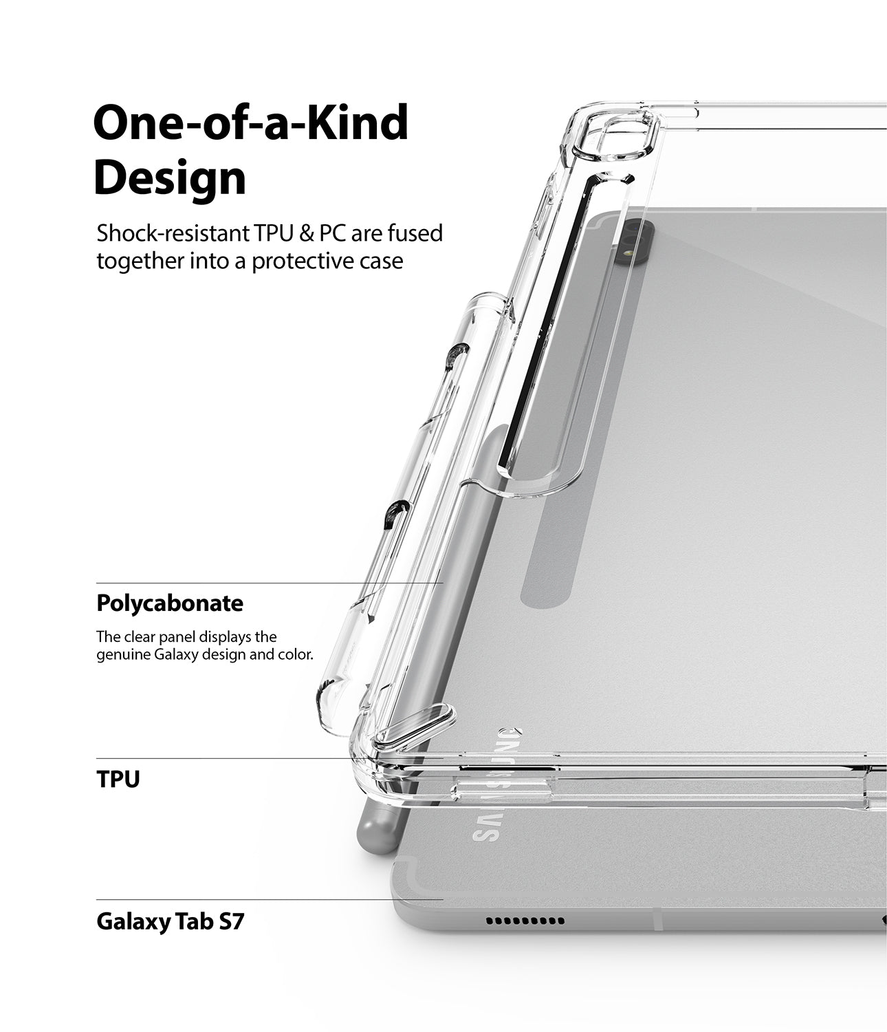 Funda Fusion Samsung Galaxy Tab S8 Clear