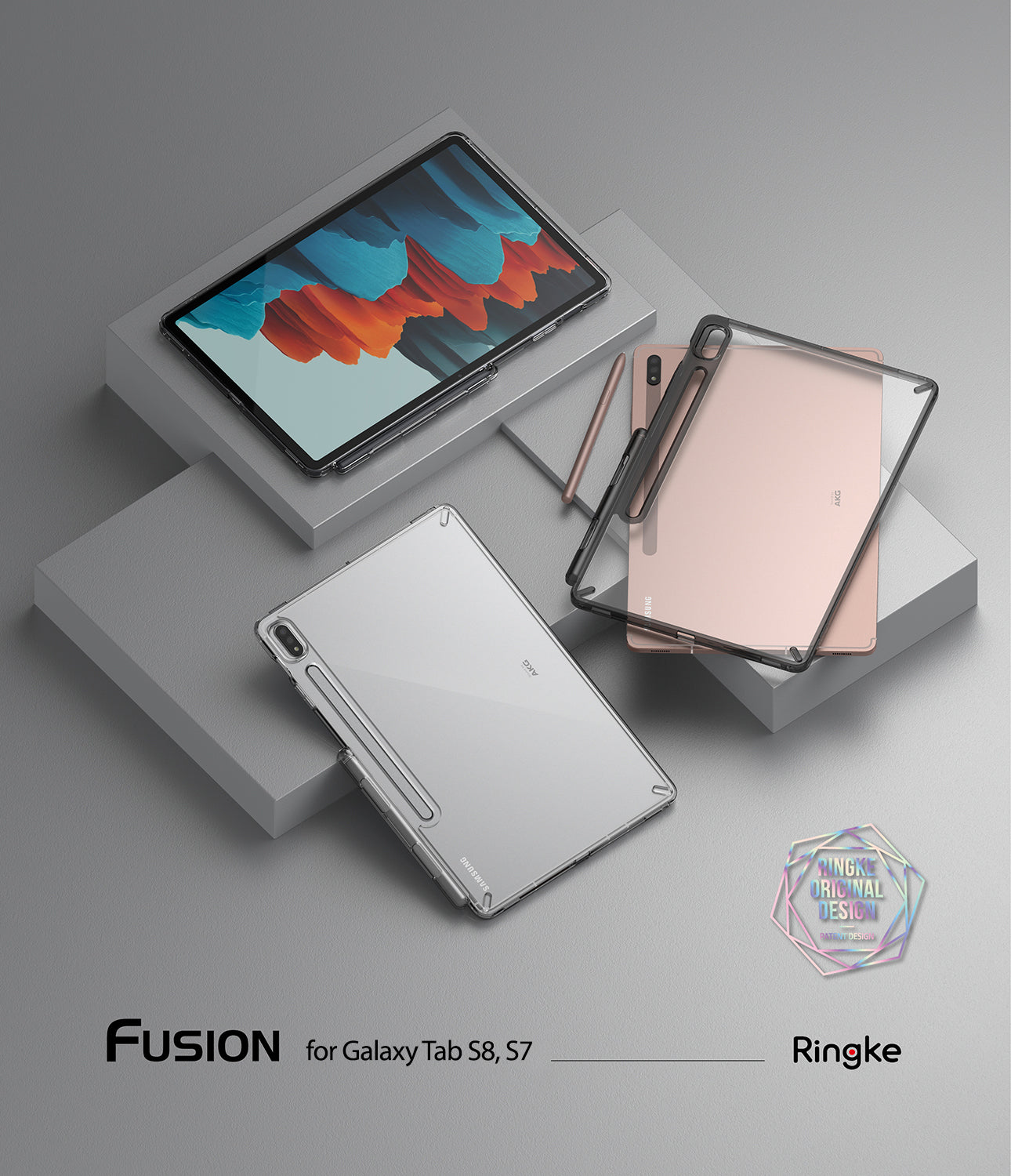 Funda Fusion Samsung Galaxy Tab S8 Clear