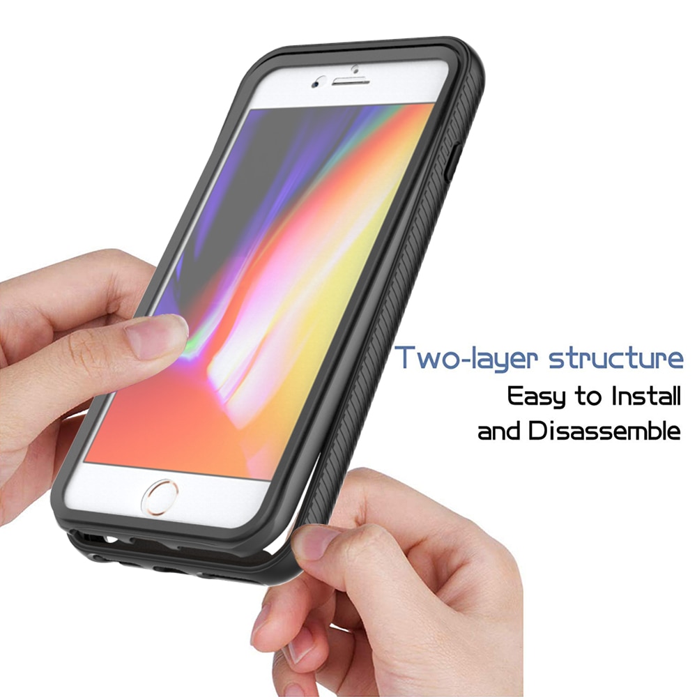 Funda Full Protection iPhone 6 Plus/6S Plus/iPhone 7 Plus/iPhone 8 Plus Negro