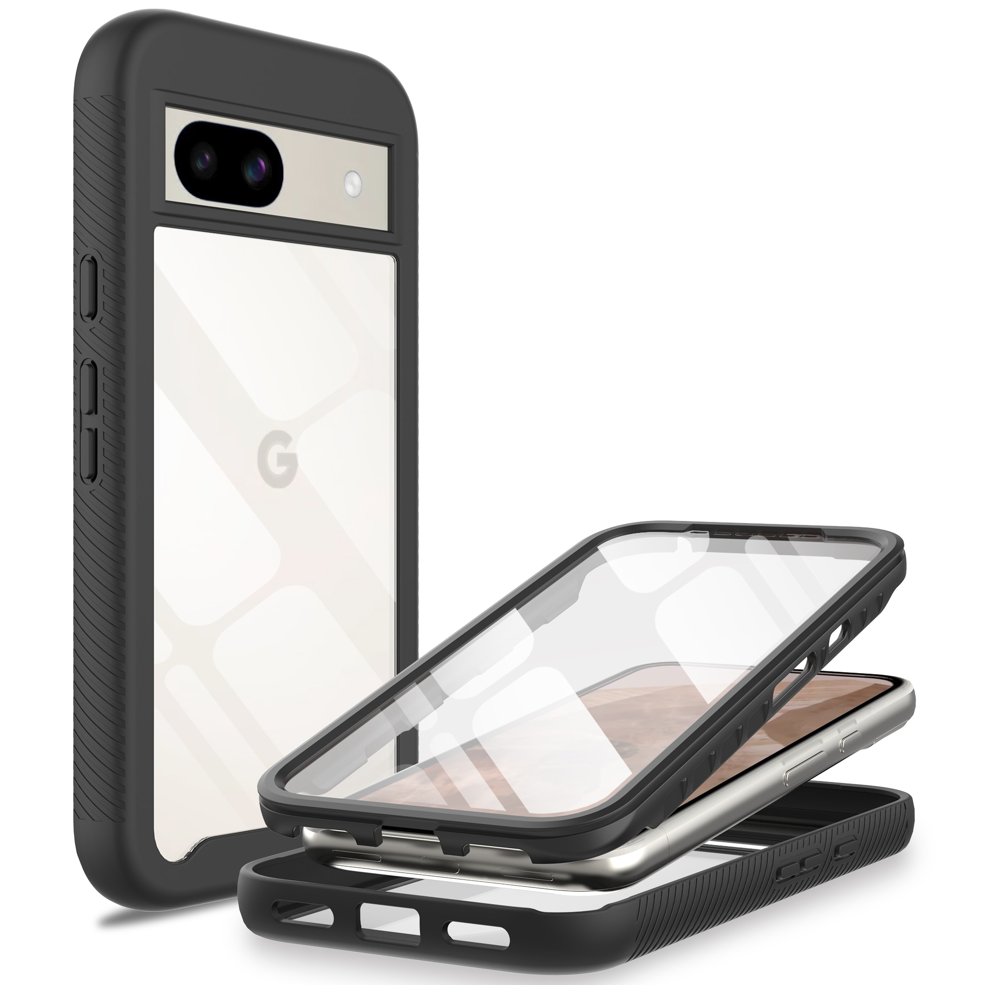 Funda Full Protection Google Pixel 8a Negro