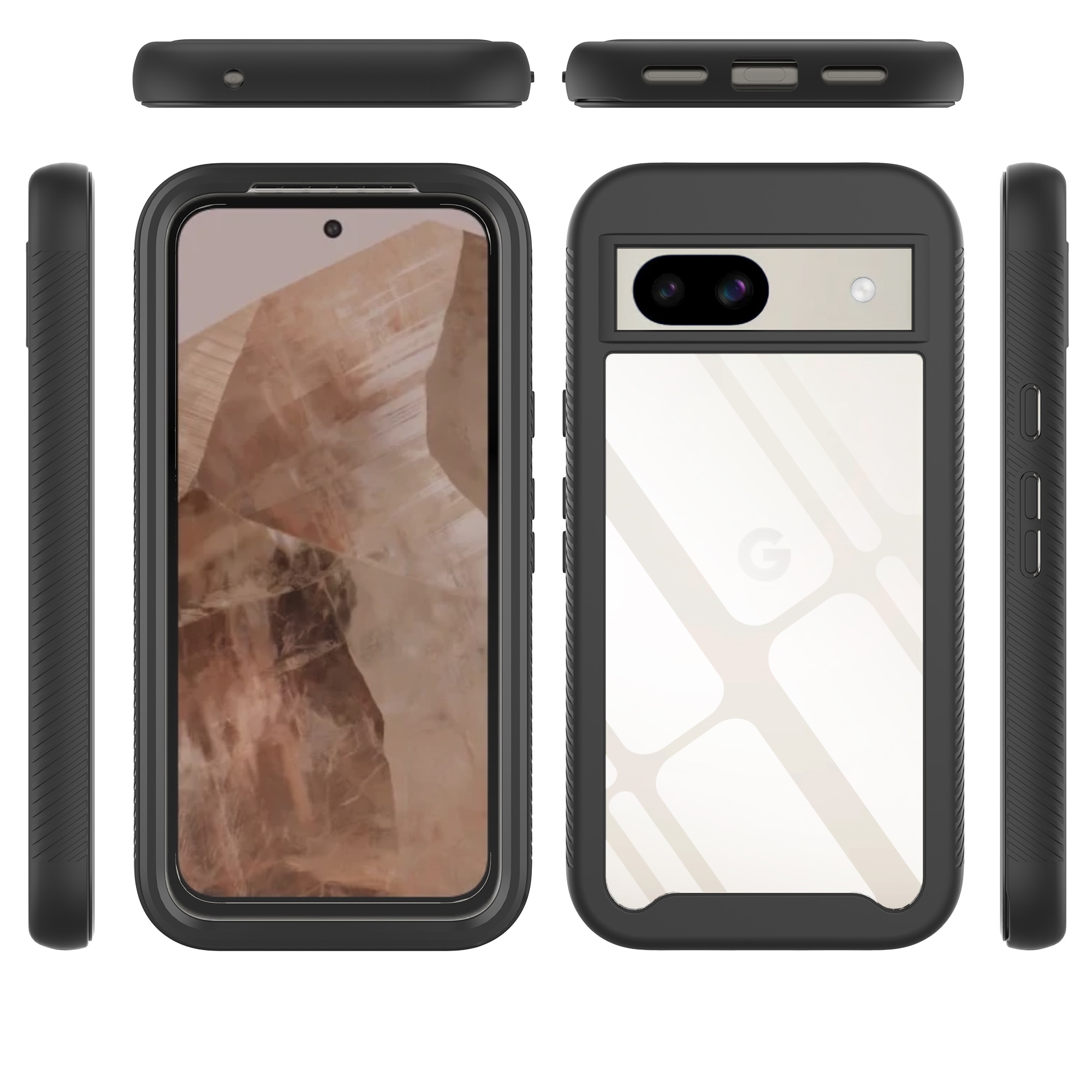Funda Full Protection Google Pixel 8a Negro