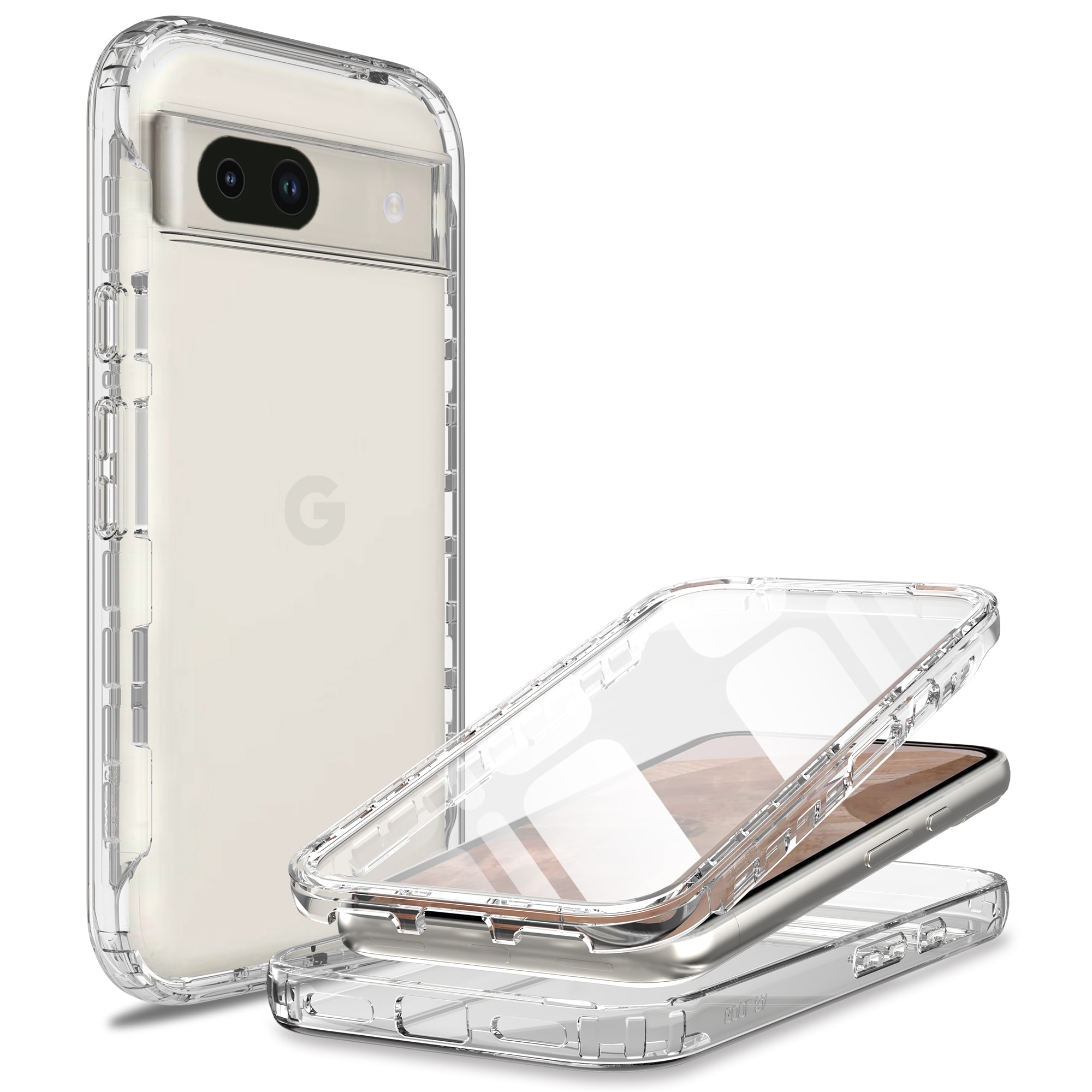 Funda Full Protection Google Pixel 8a Transparente