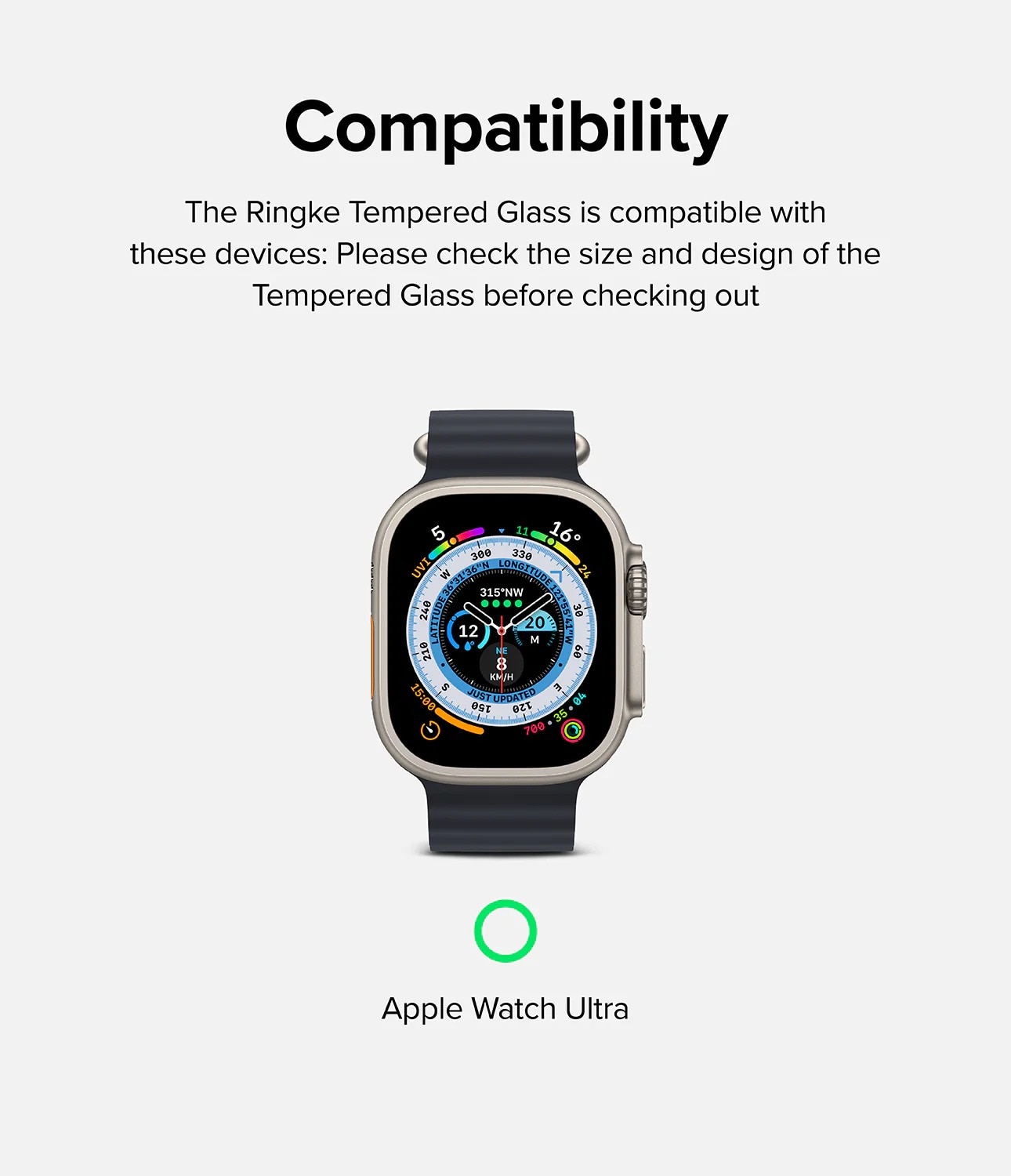 Screen Tempered Glass (4-pack) Apple Watch Ultra 49mm 2nd Gen