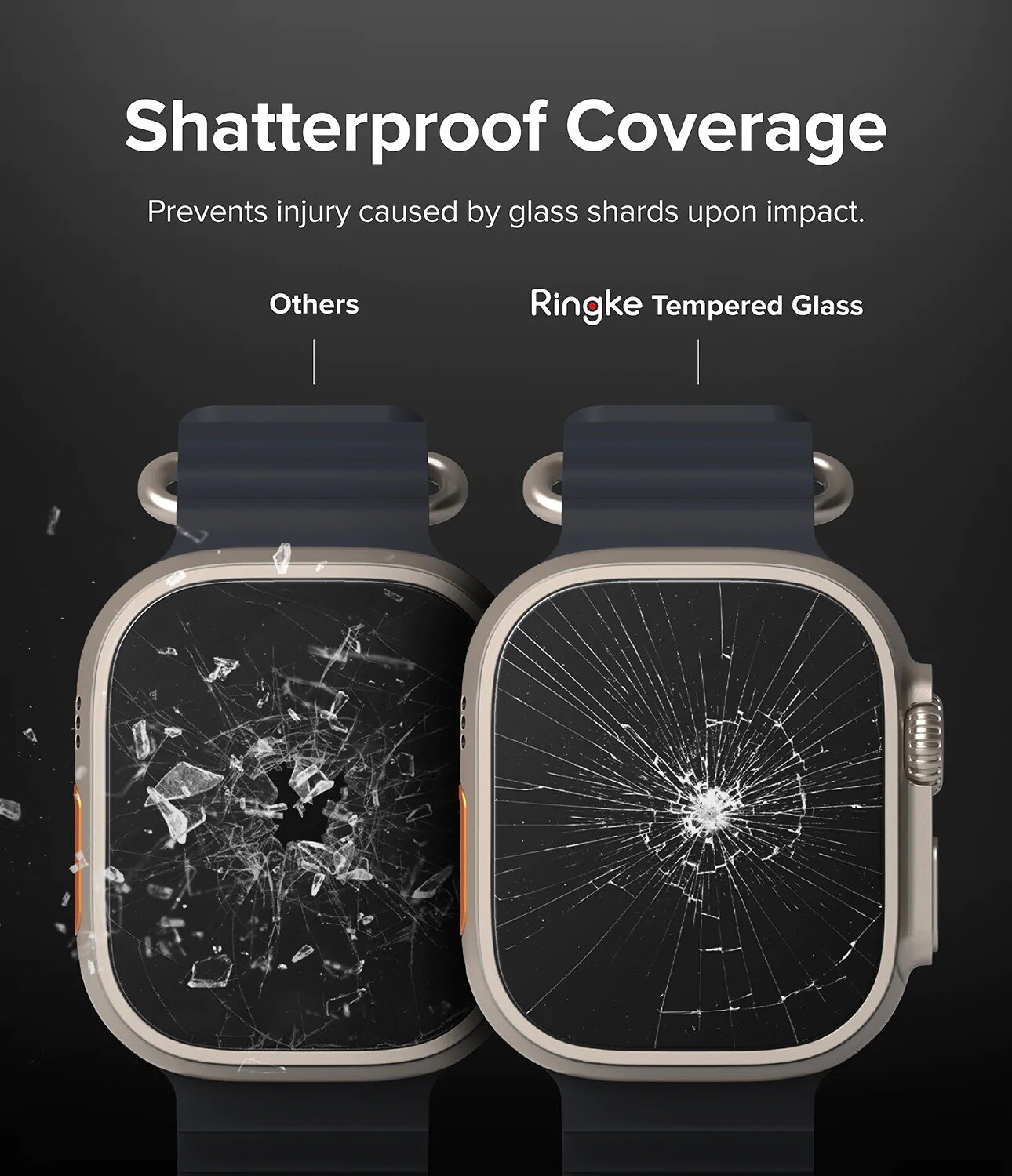 Screen Tempered Glass (4 piezas) Apple Watch Ultra 2 49mm