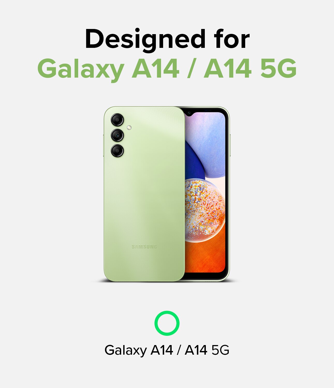 Funda Fusion Samsung Galaxy A14 Transparente