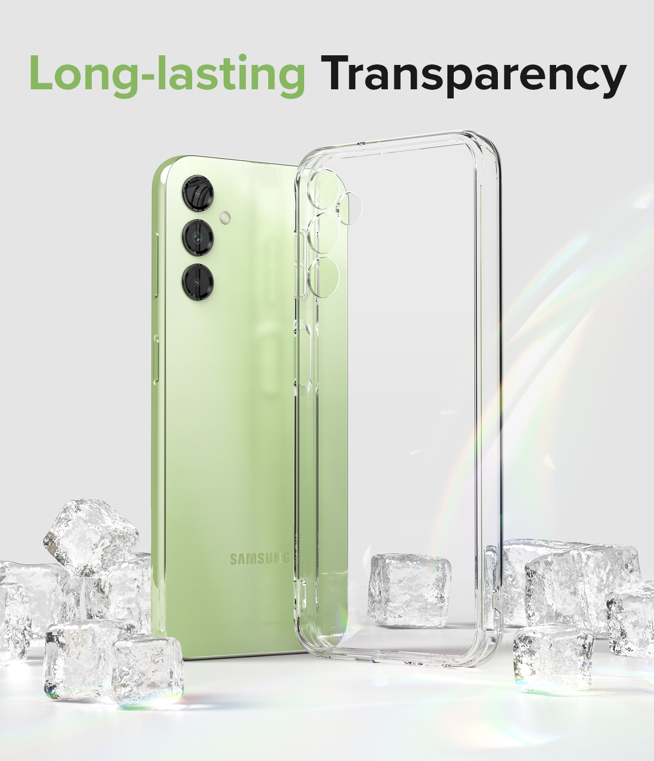 Funda Fusion Samsung Galaxy A14 Transparente