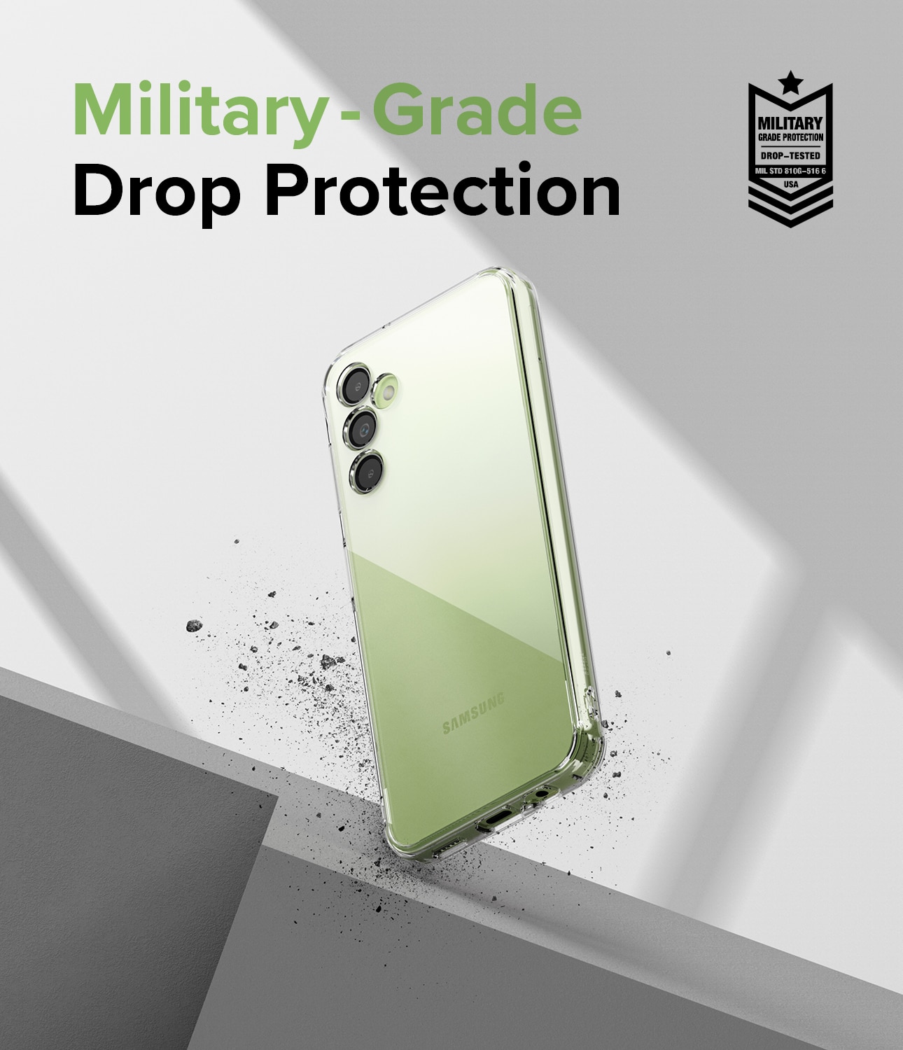 Funda Fusion Samsung Galaxy A14 Transparente