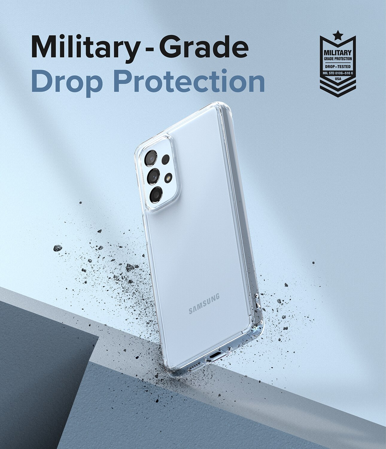 Funda Fusion Samsung Galaxy A53 Transparente