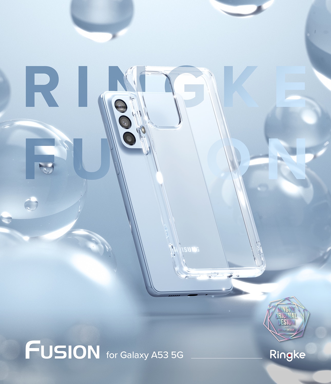 Funda Fusion Samsung Galaxy A53 Transparente