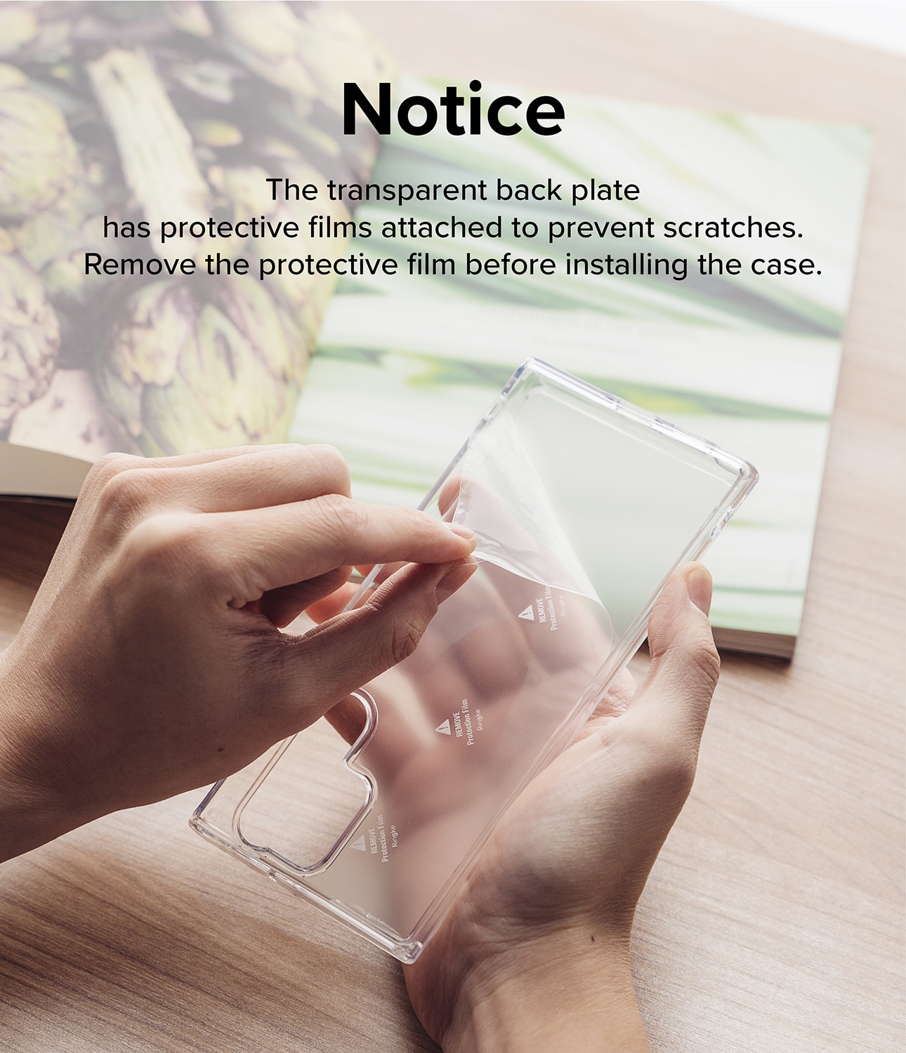 Funda Fusion Card Samsung Galaxy A54 transparente