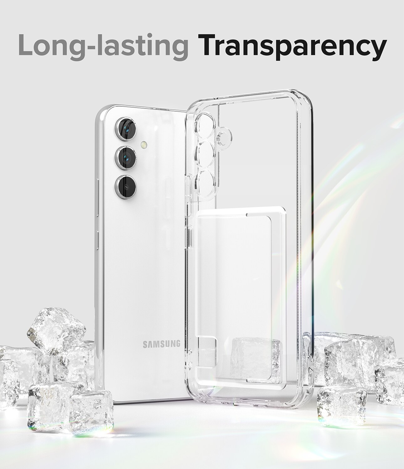 Funda Fusion Card Samsung Galaxy A54 transparente