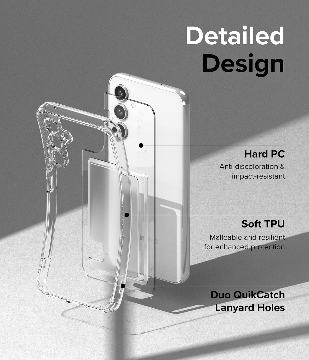 Funda Fusion Card Samsung Galaxy A54 transparente