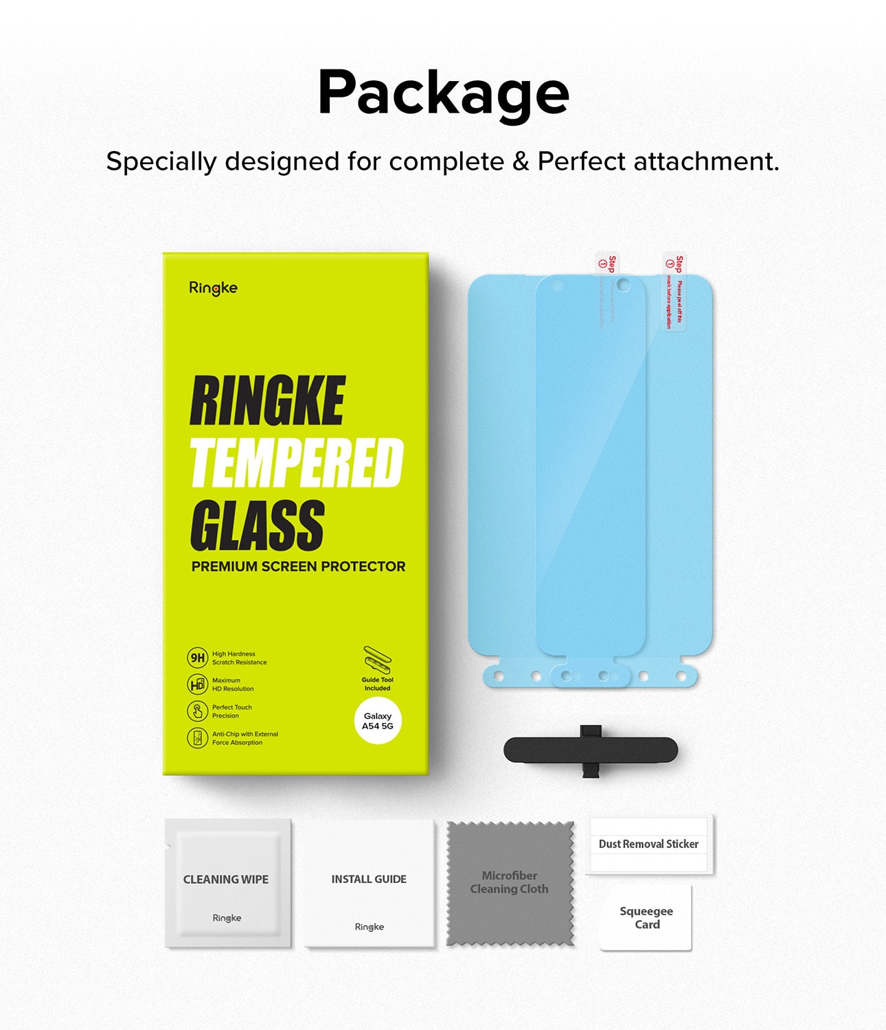 Screen Protector Glass Samsung Galaxy A54 (2 piezas)