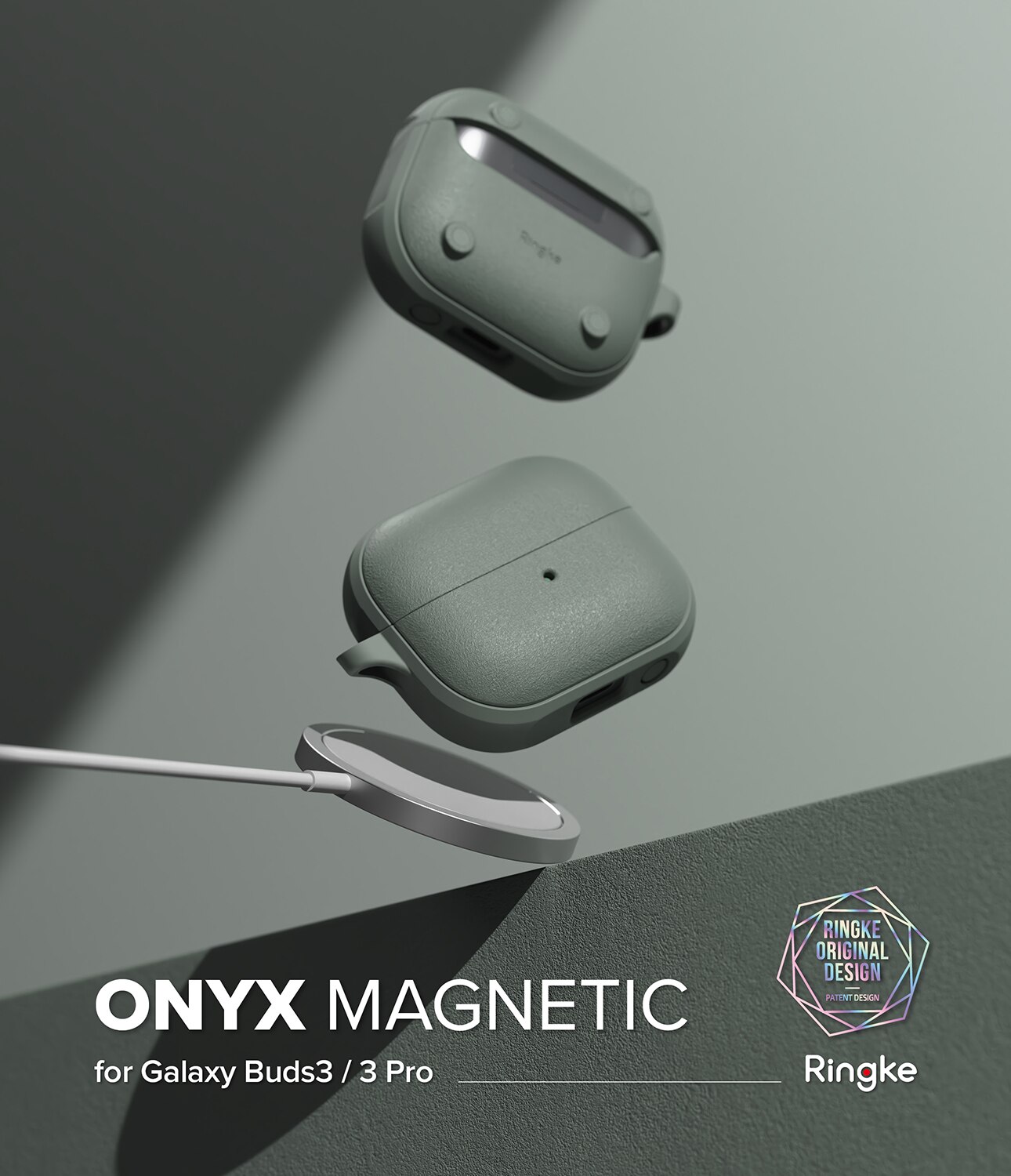 Funda Onyx Magnetic Samsung Galaxy Buds 3 Pro Sage Green
