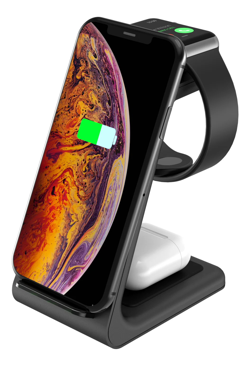 Wireless Charger 3-in-1, negro